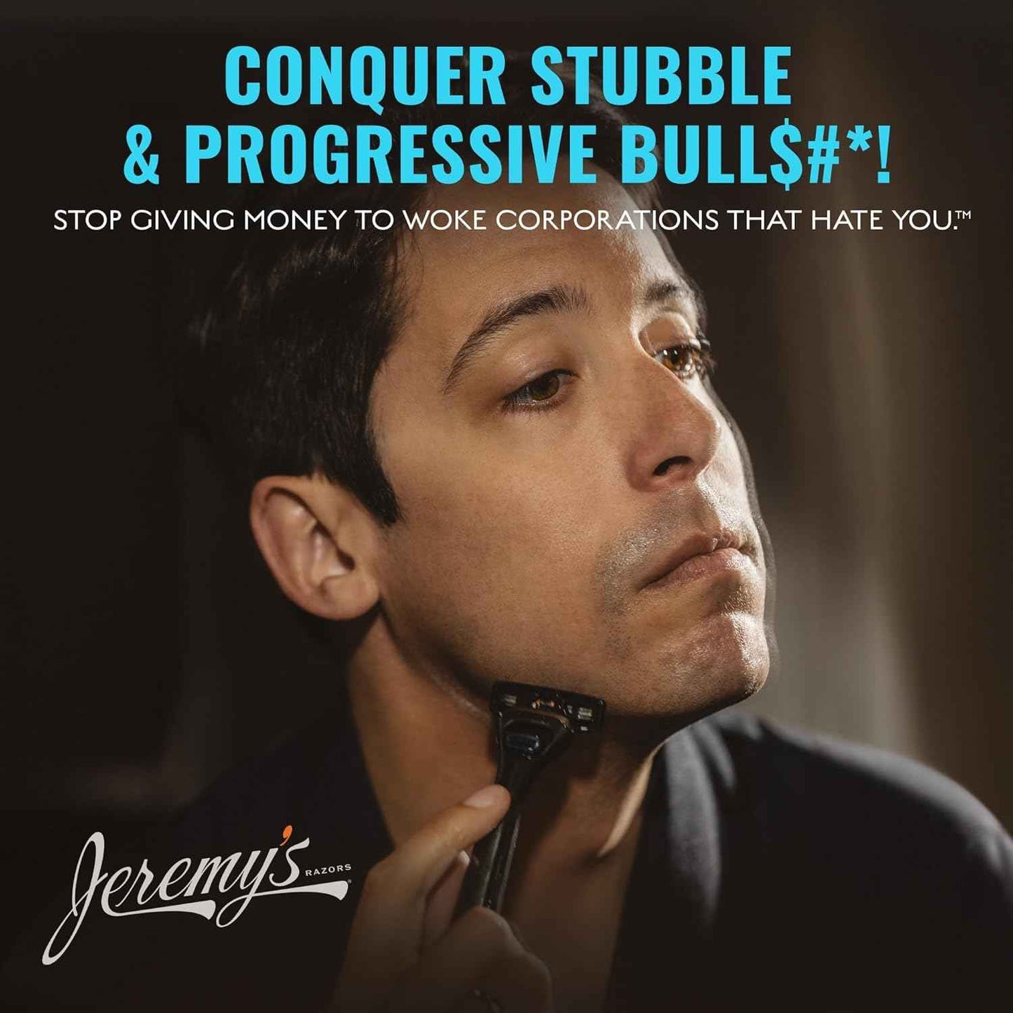 Jeremy's Razors for Men - Sprint 3 Razor Blade Refills - 8 Cartridges (Fits All 2nd Gen Jeremy's Razor Handles) - Stainless Steel, Lubricating Strip, Easy Rinse Design - Men's Shaving Blades Refill