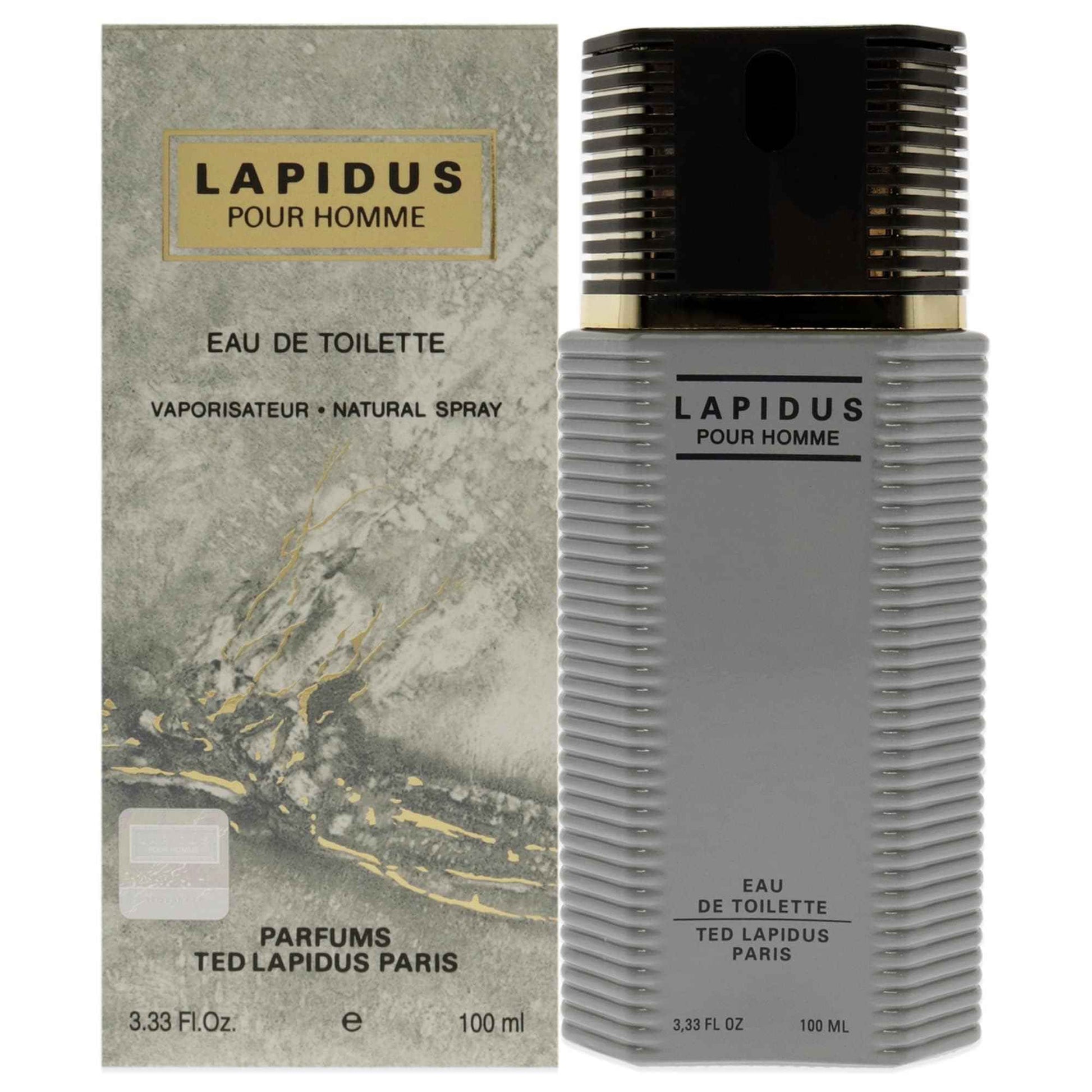 Lapidus By Ted Lapidus For Men. Eau De Toilette Spray 3.3 Ounces