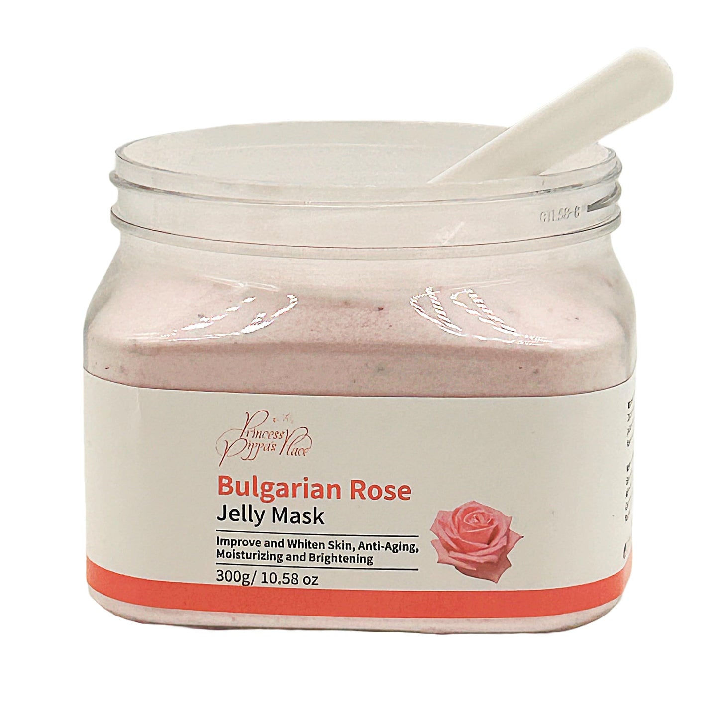 Princess Pippa's Place Bulgarian Rose Jelly Mask Powder- Jelly Face Mask Peel Off- Hydrating, Moisturizing, Anti-Aging Jelly Mask for Face Glowing and Radiant Skin- 300G/10.58 Oz