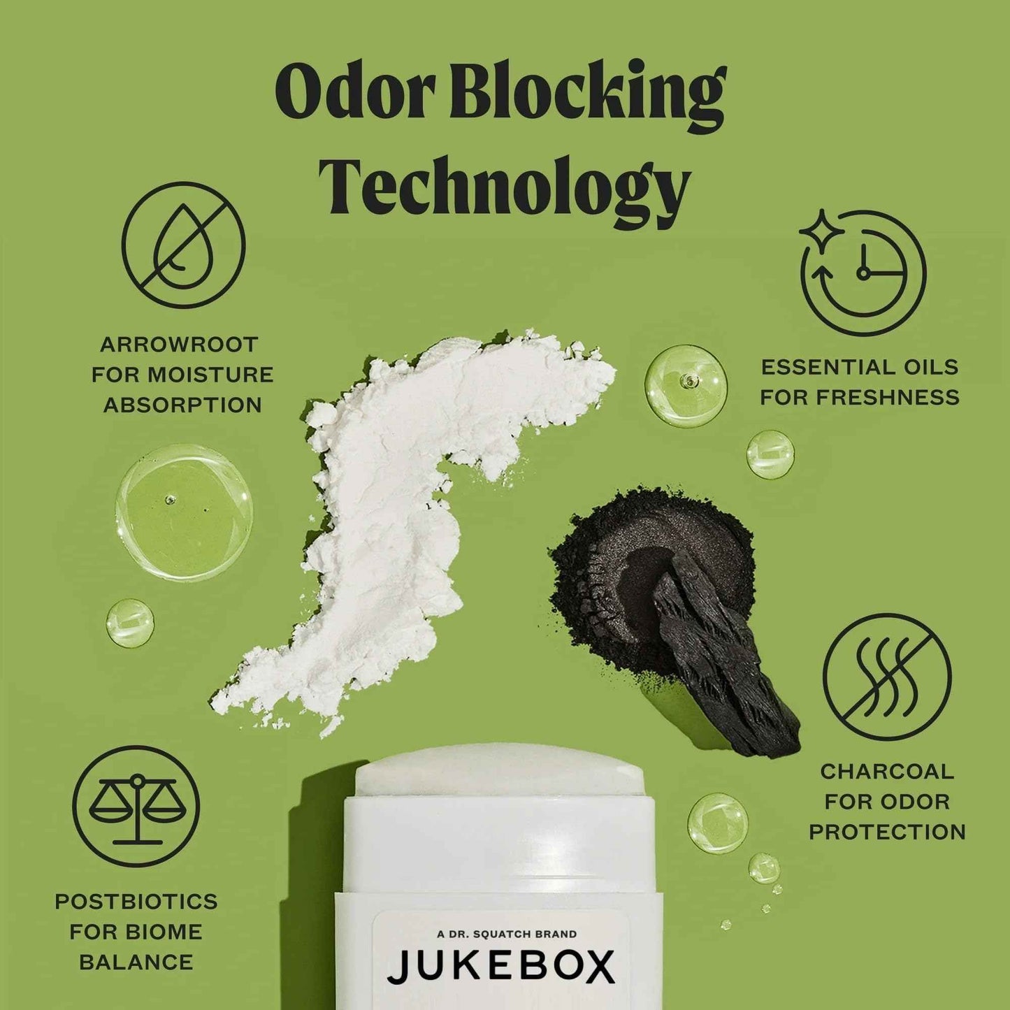 JUKEBOX Natural Deodorant for Women 3 Pack Sampler Gift Pack– Rose Hips Don't Lie, Mango No. 5, Sky Blue Malibu