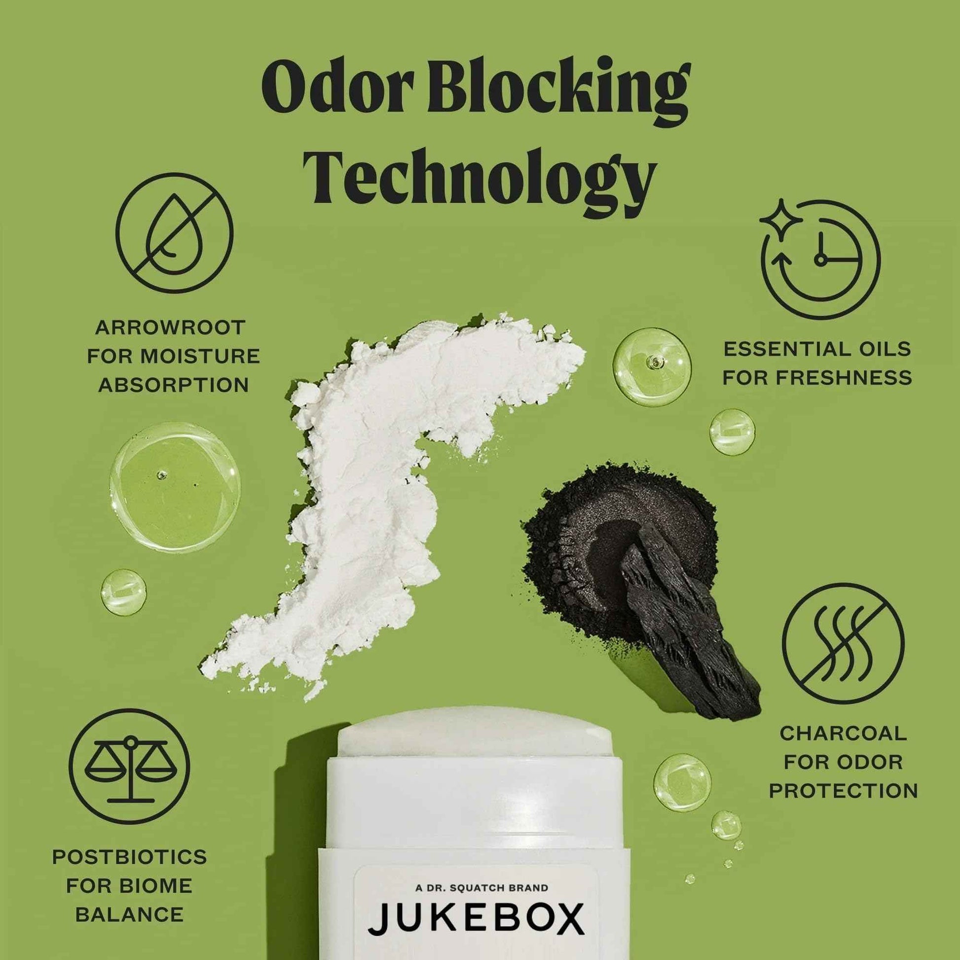 JUKEBOX Natural Deodorant for Women 3 Pack Sampler Gift Pack– Rose Hips Don't Lie, Mango No. 5, Sky Blue Malibu