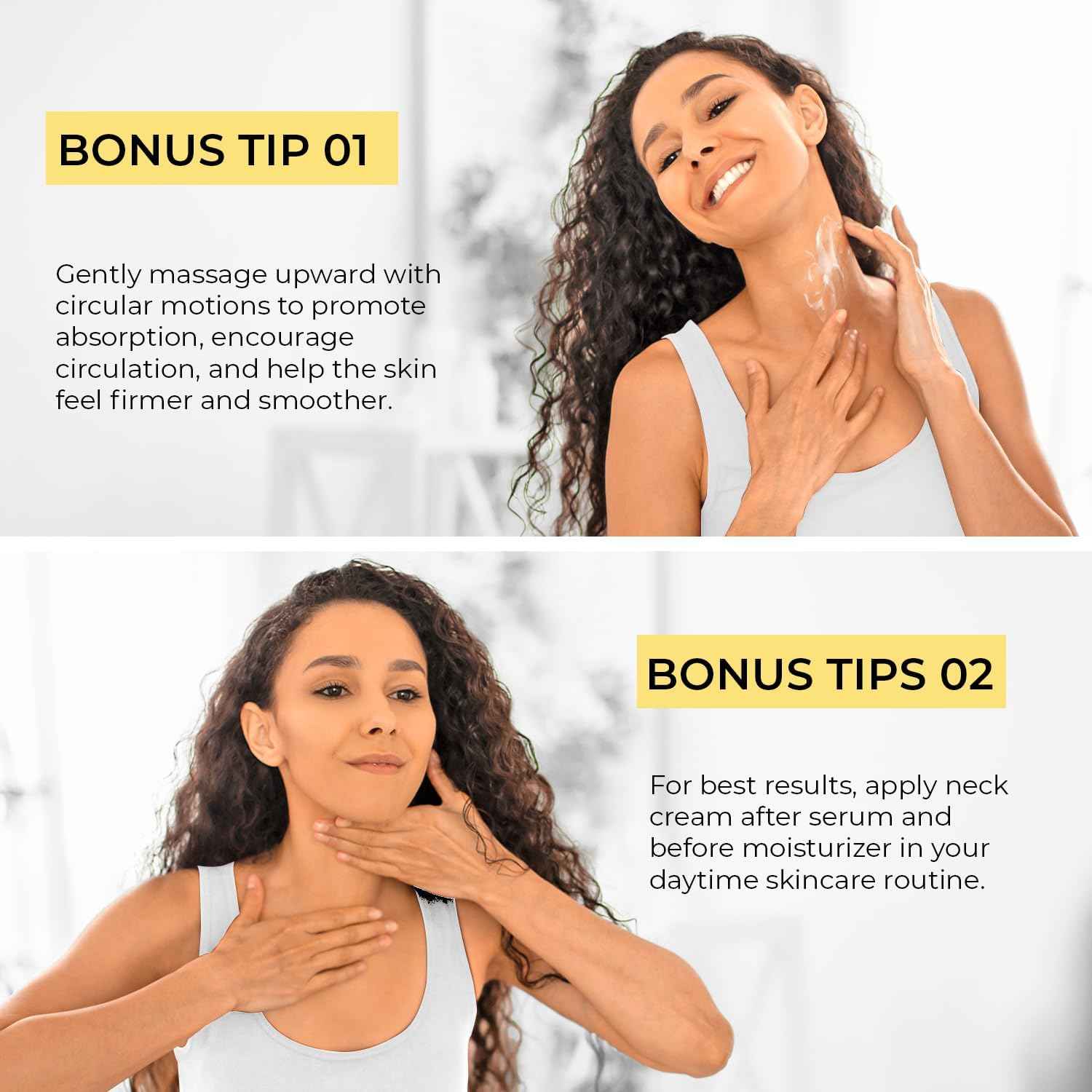 DERPHEA Neck Cream For Tightening And Firming: Advanced Neck Tightening Cream - Tighten And Lift Neck Cream For Wrinkle & Fine lines - Loose & Sagging Skin On Face, Neck, Chest & Decollete - 3.4 Oz