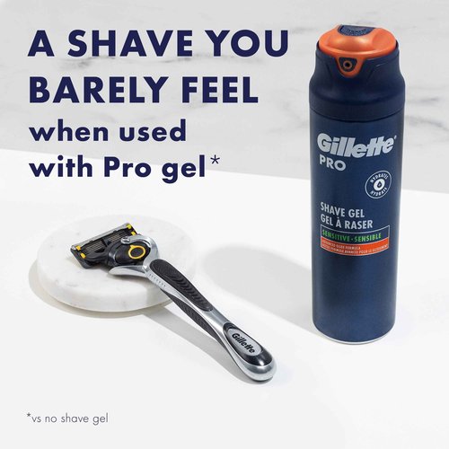 Gillette ProGlide Shield Men’s Razor Handle + 1 Blade Refill, Shields Against Skin Irritation (Packaging May Vary) (Pack of 2)