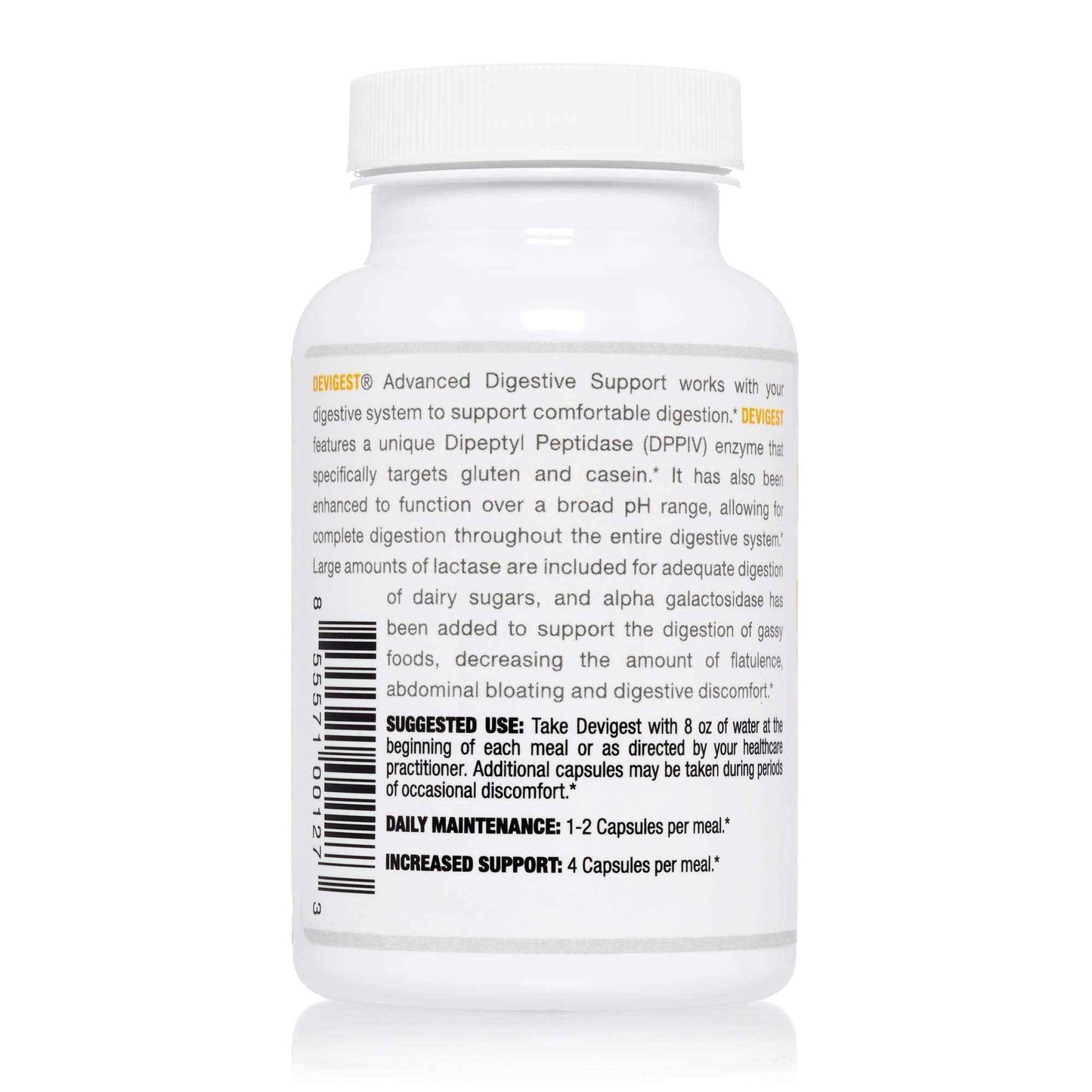 Arthur Andrew Medical - Devigest ADS, Advanced Digestive Support, Relief for Lactose Intolerance and Casein Sensitivities, Vegan, Non-GMO, 90 Capsules