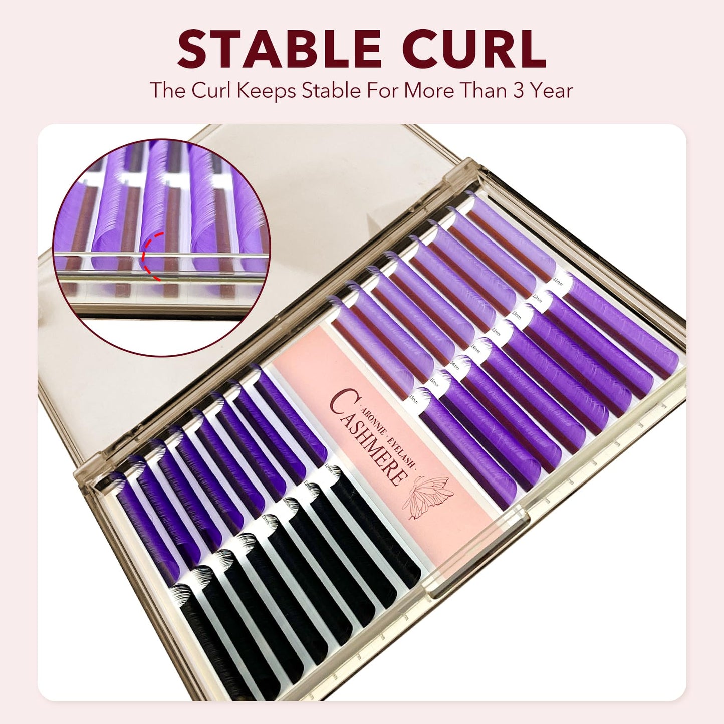 Colored Lash Extensions, 32 Rows Cashmere lash extensions, 0.07 D Curl Lash Extensions, 12-15mm Mix Classic Lash Extensions, Single Lash Extensions for Professional(32 Rows-Purple Ombre 0.07-D 12-15）