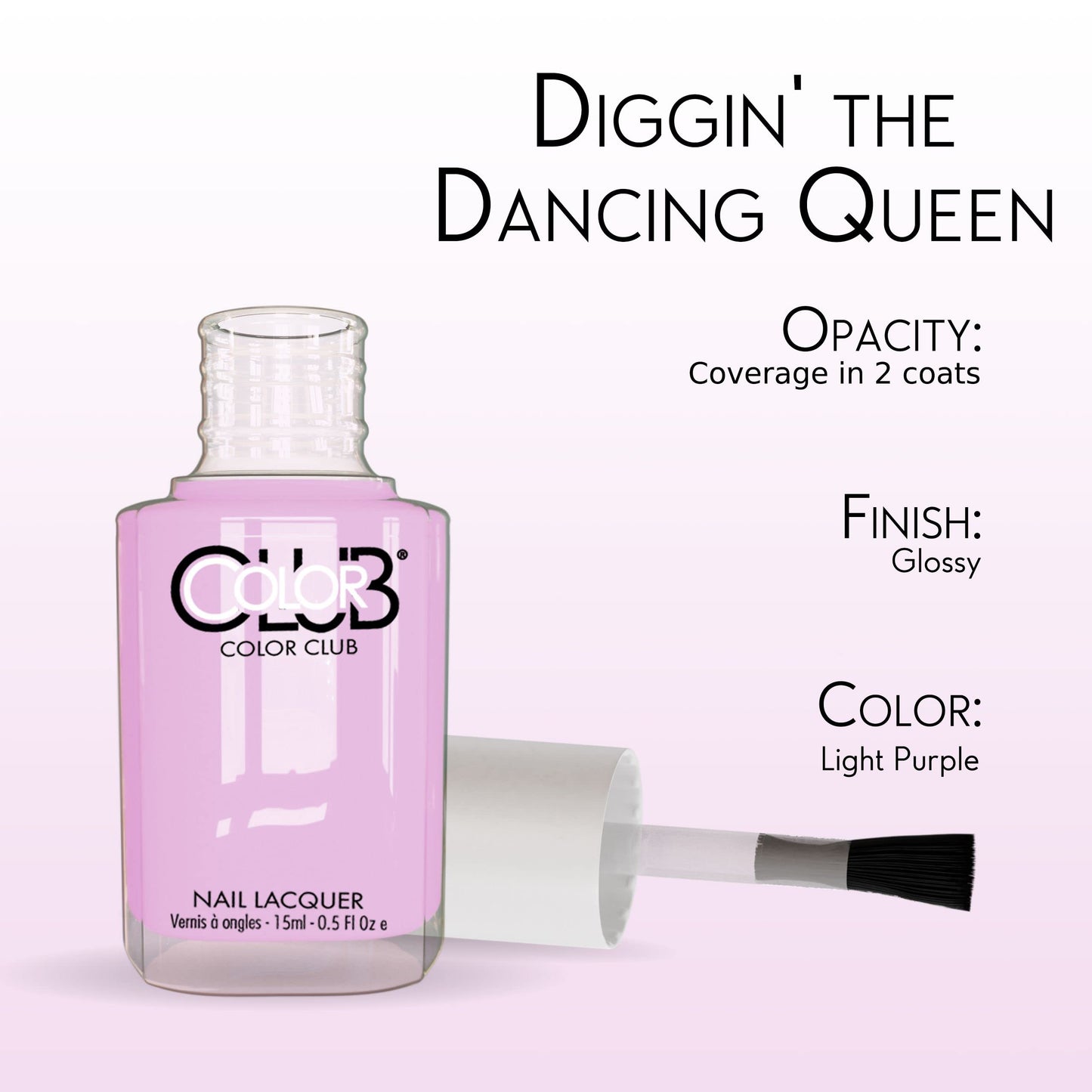 Color Club Diggin' The Dancing Queen Nail Lacquer .5 Fl Ounce - 15 Ml, 0.5 fluid_ounces