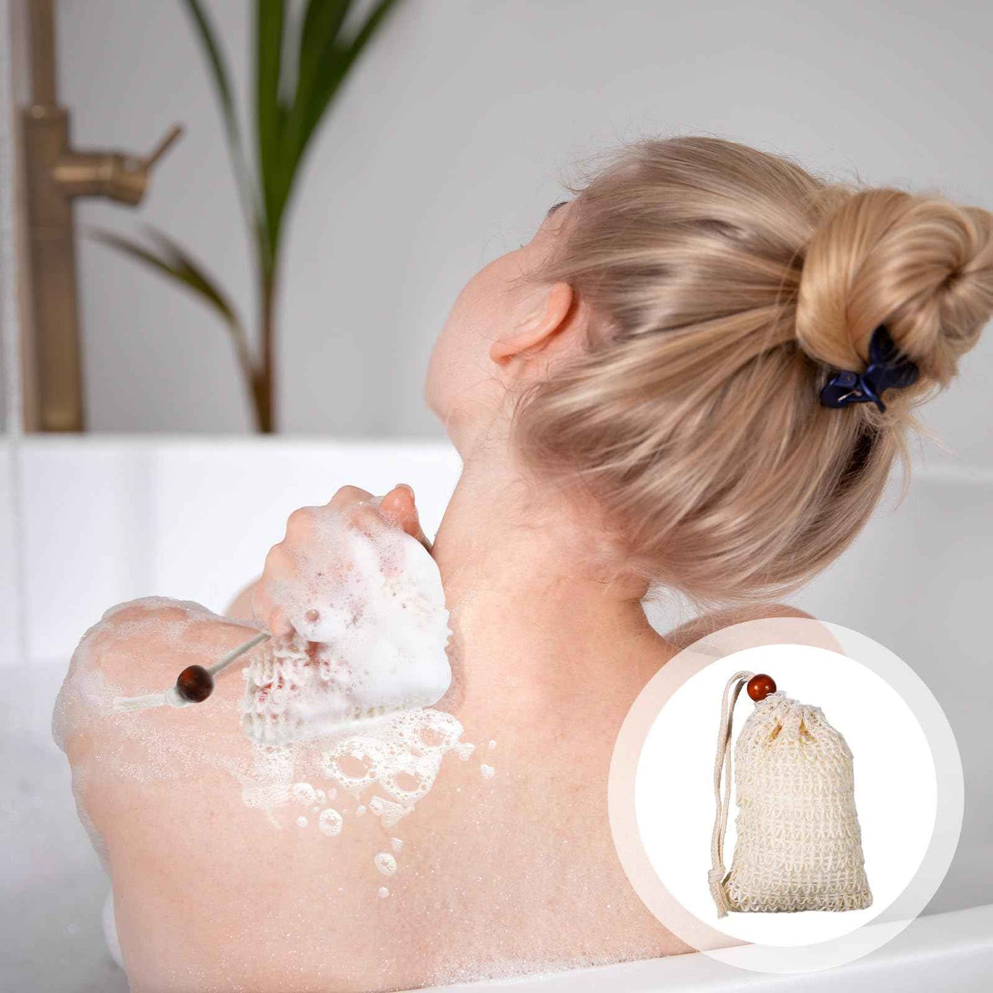 50 Pack Soap Saver Bags, Natural Cotton Linen Mesh Soap Bag with Drawstring for Exfoliating, Foaming, and Drying, Bar Pouch for Bath and Shower Use (3.5x5.5 Inch)