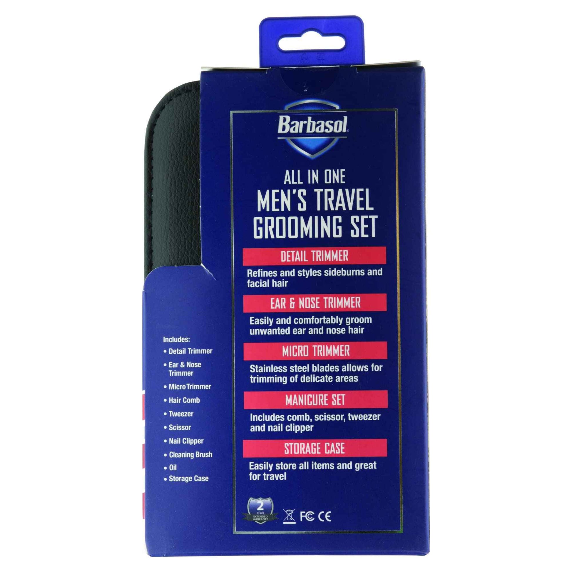 XTREME DIGITAL LIFESTYLE ACCESSORIES Barbasol CBG15000KIT 10 Piece Men's Travel Grooming Set