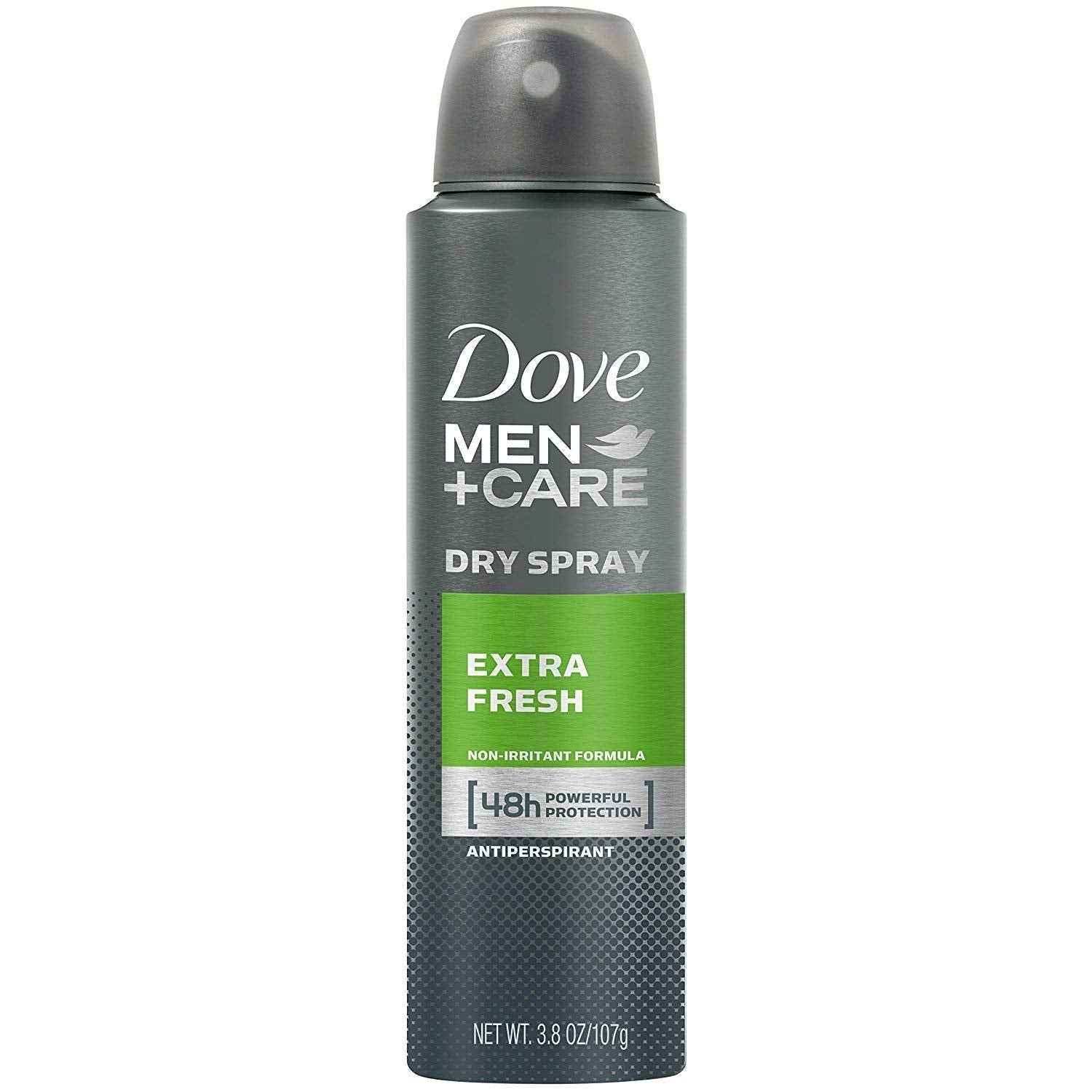 Dove Men+Care Dry Spray Antiperspirant for Men 2-Pack (3.8 Oz Ea) + Travel Body Wash (3 Oz) – 72H Protection, Long-Lasting Extra Fresh Fragrance