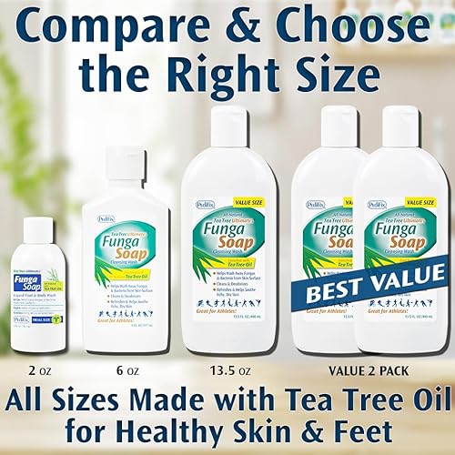 Pedifix FungaSoap Cleansing Wash - 13.5 fl. oz (Packaging May Vary) (Pack of 2)