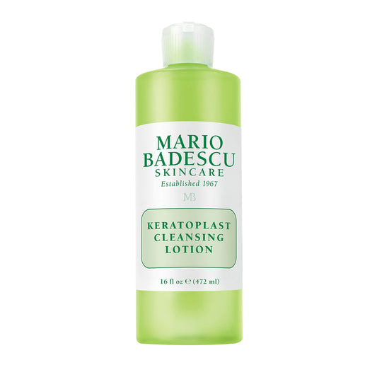 Mario Badescu Keratoplast Cleansing Lotion Toner - Soothing & Rejuvenating Skin Care Face Toner With Aloe Vera, 16 Fl Oz