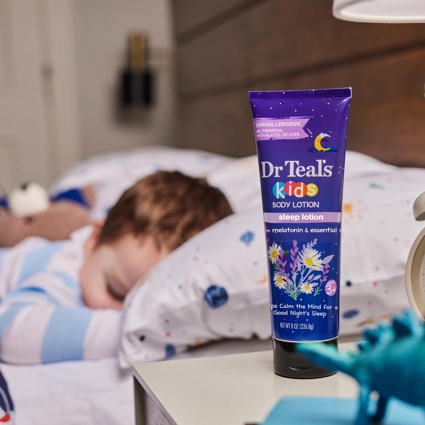 Dr Teal's Kids Sleep Body Lotion, with Melatonin & Essential Oil Blend, 8 fl oz (Pack of 3)