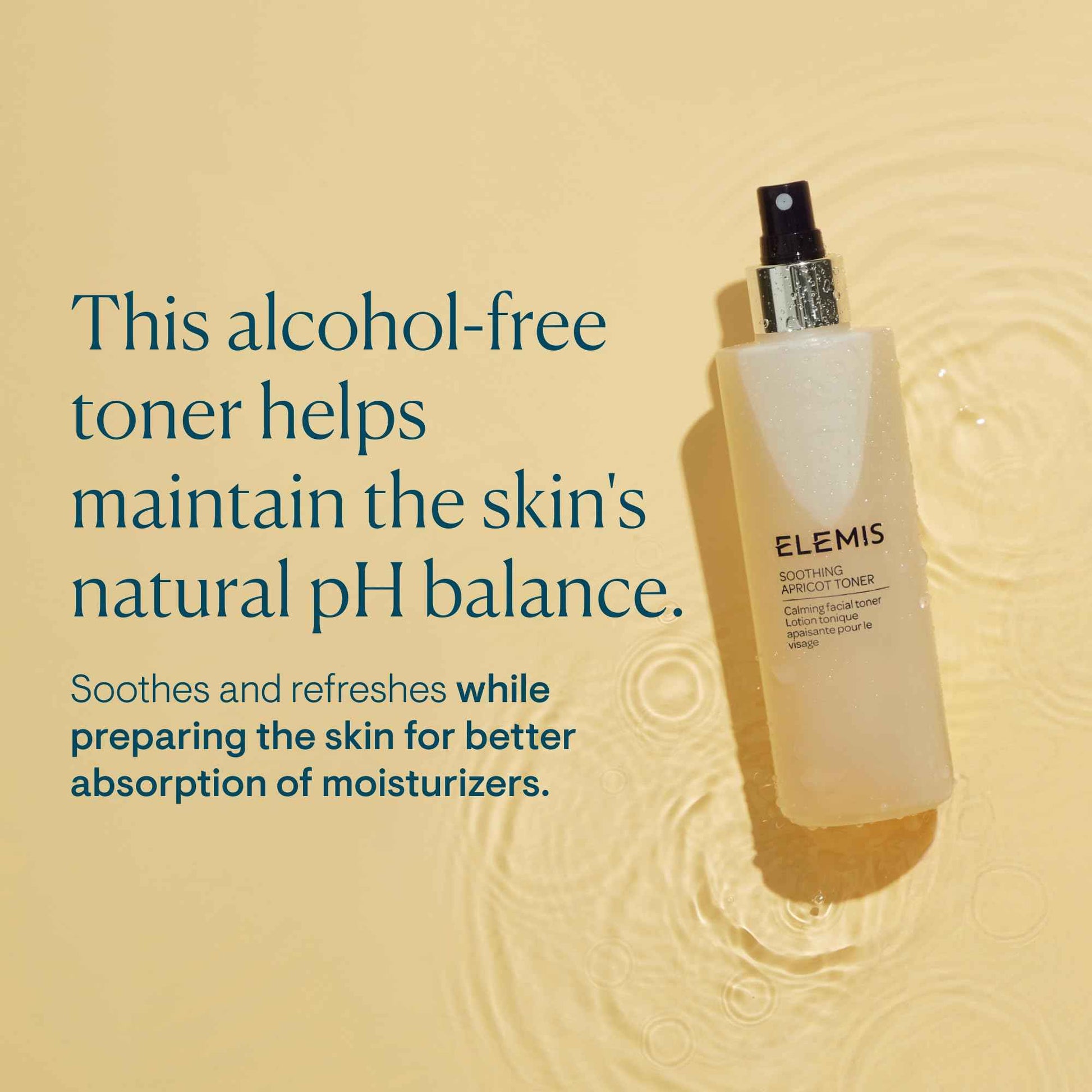 ELEMIS Soothing Apricot Toner 200ml, Alcohol-Free Facial Toner To Calm, Refresh & Balance Skin