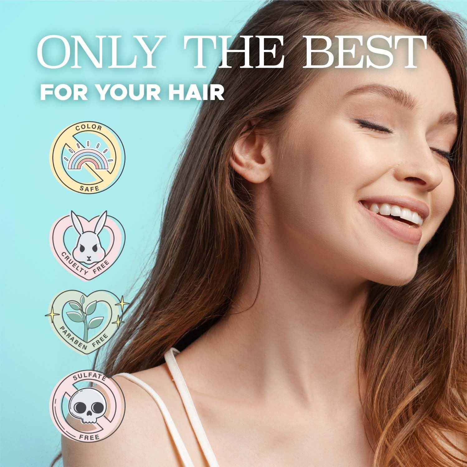 Luseta Thickening Shampoo and Conditioner Set with Collagen Peptides Strengthen and Moisturize for Thin & Dry Hair, Promote Thickness and Reduce Breakage for Fuller-Looking Hair 16.9oz×2