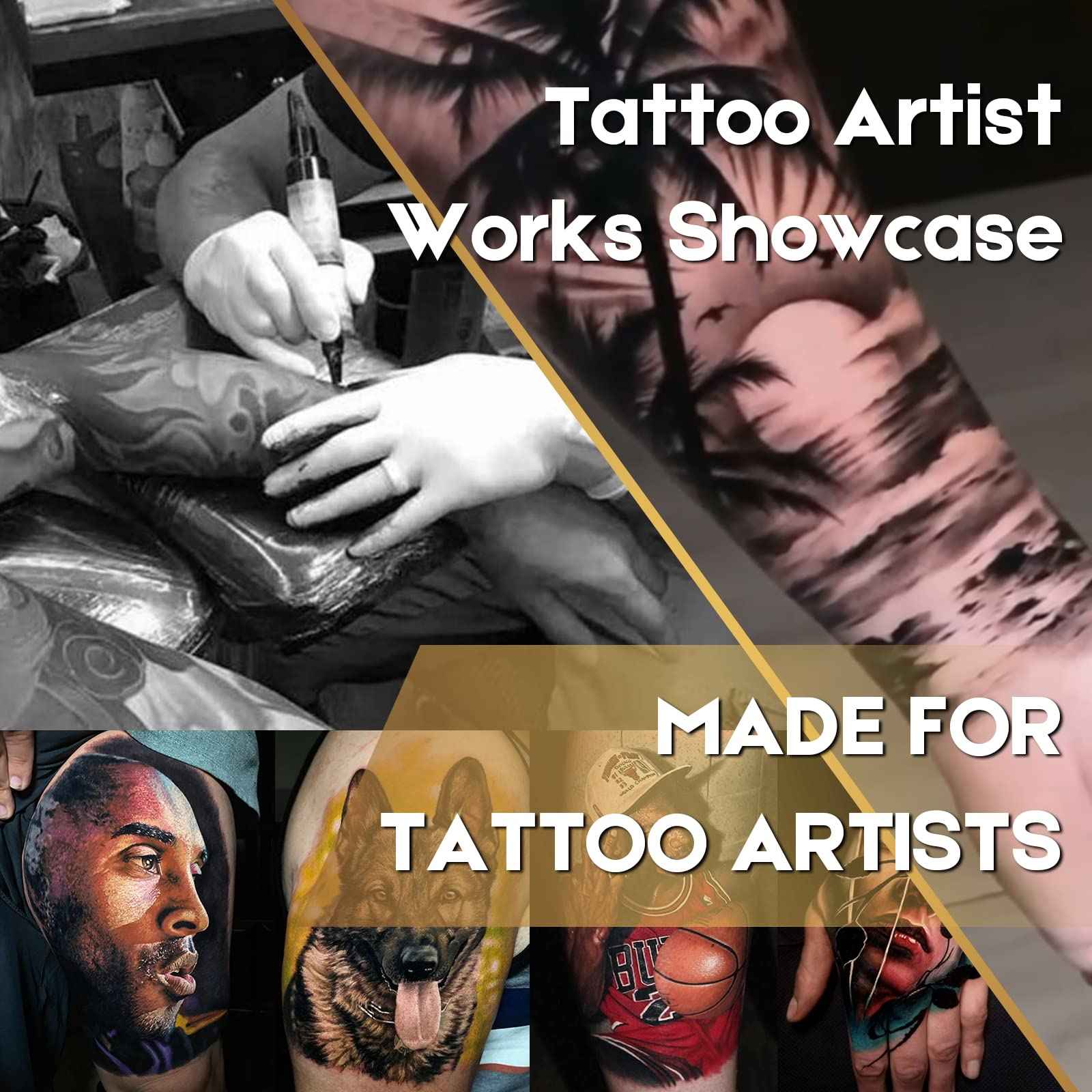 Jconly 100pcs Tattoo Cartridge Needles Mixed Size 3RL 5RL 7RL 9RL 3RS 5RS 7RS 9RS 7M1 9M1 for Line Shader Magnum…