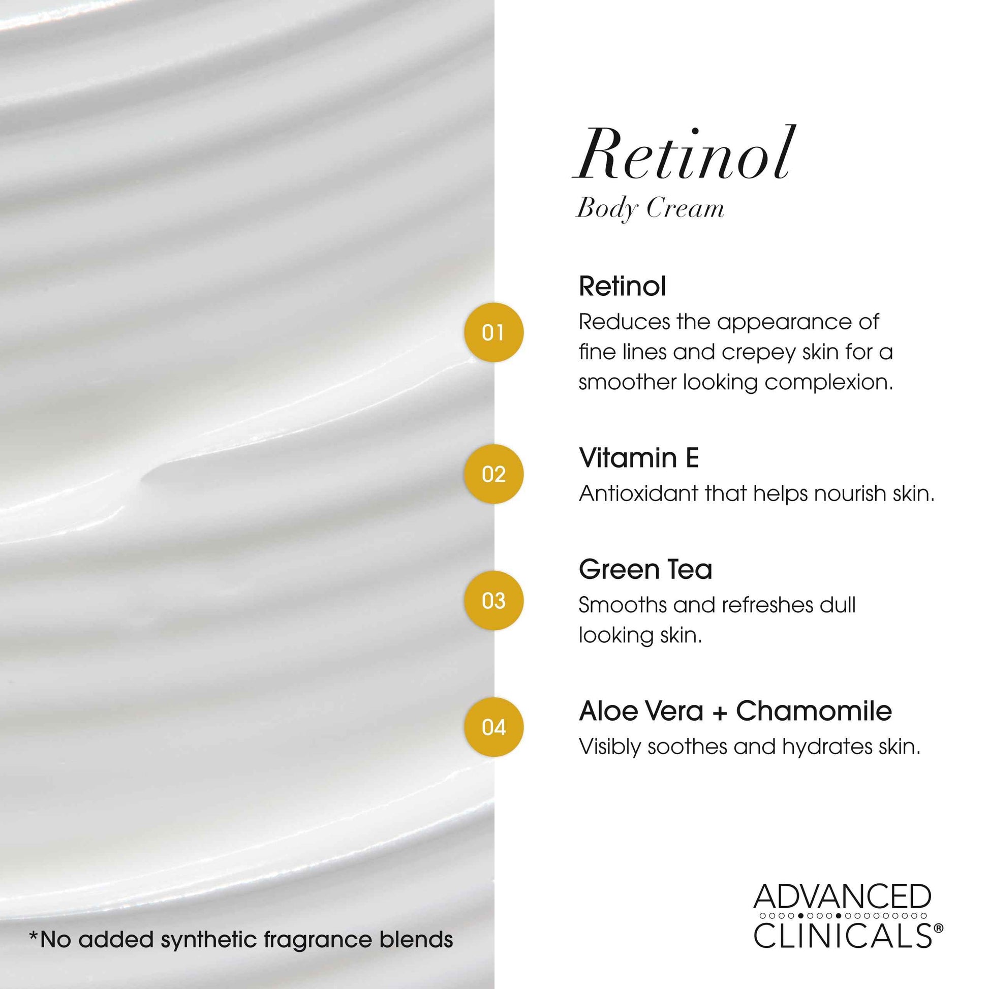 Advanced Clinicals Hyaluronic Acid Hydrating Cream + Retinol Firming Cream Set