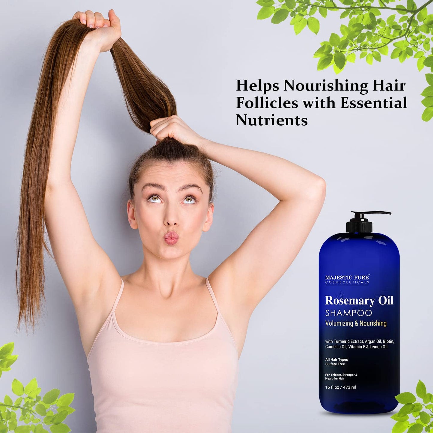 Majestic Pure Rosemary Hair Loss Shampoo 16 fl oz