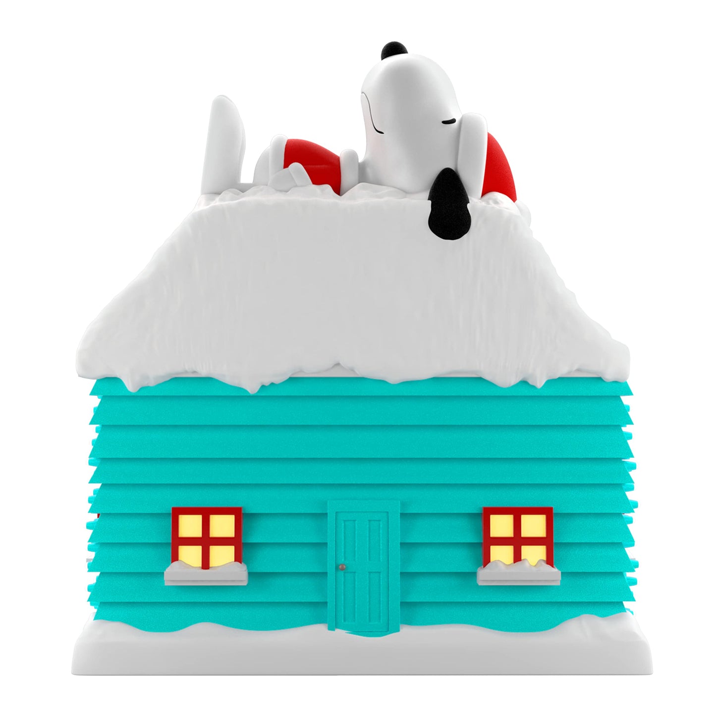 Hallmark Keepsake 2022, The Peanuts Gang The Merriest House in Town Musical Tabletop Decoration with Light for Christmas