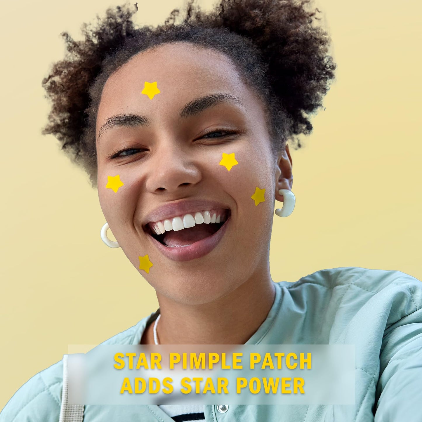 AUSLKA Star Pimple Patches - 150 Count - Hydrocolloid Pimple Patches,Cute Star Shape, Yellow Color,Spot Stickers For Face And Skin,Temporary Mirror