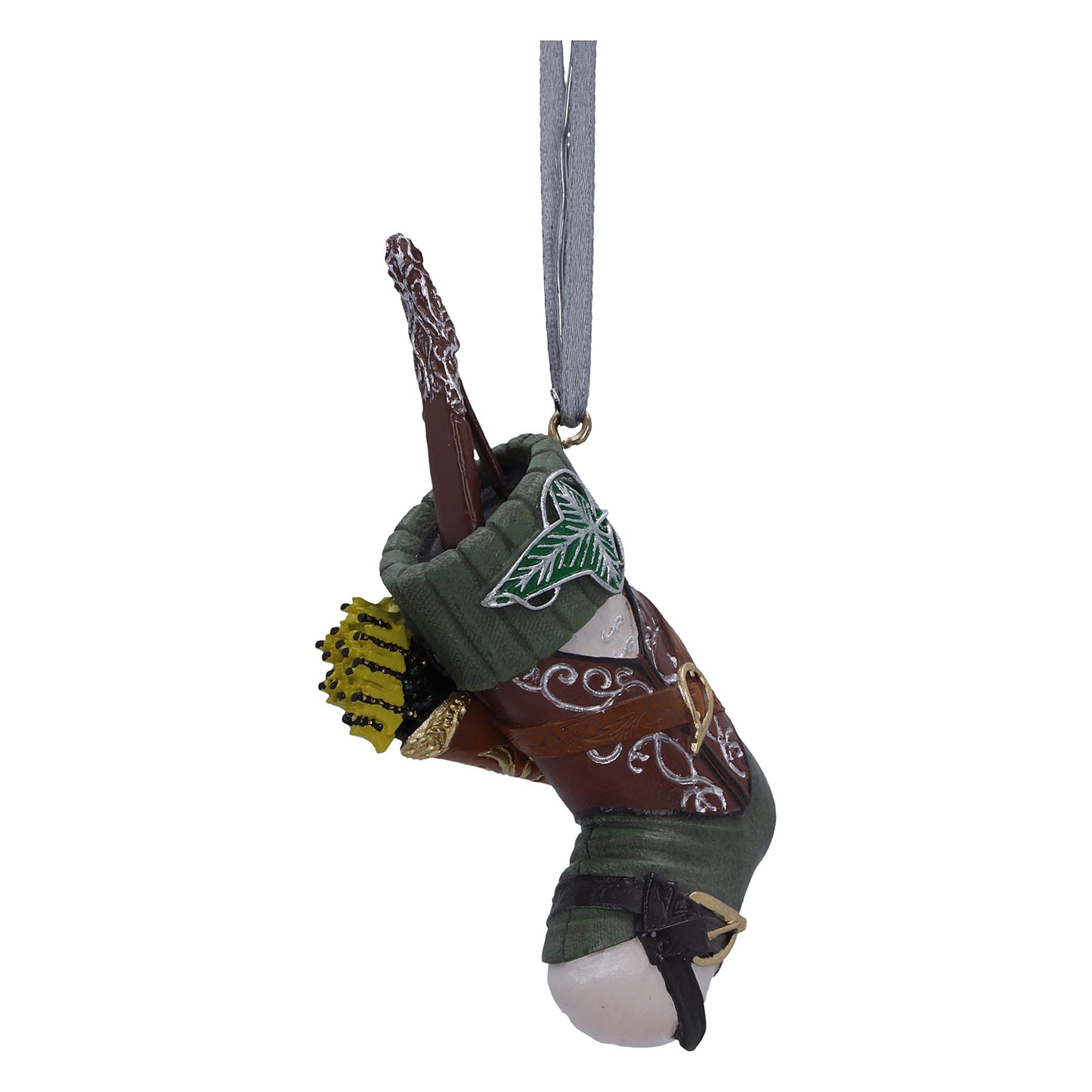 Nemesis Now Lord of The Rings Legolas Stocking Hanging Ornament 8.8cm, Resin, Officially Licensed Lord of The Rings Hanging Ornament, Cast in The Finest Resin, Hand-Painted