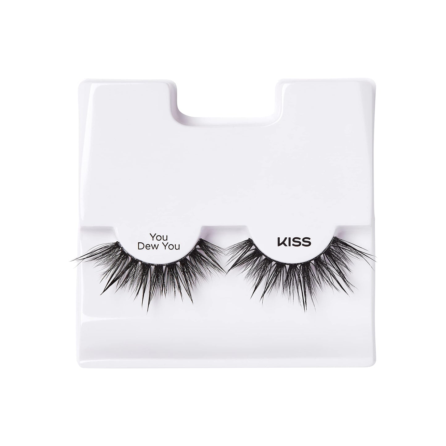 KISS Lash Drip False Eyelashes, Spiky X Boosted Volume, Unique Wet Look Hydrated Effect, Multi-Length Rewearable Fake Eyelashes, Wispy Crisscross Lash Pattern, Style ?˜You Dew You?? 1 Pair