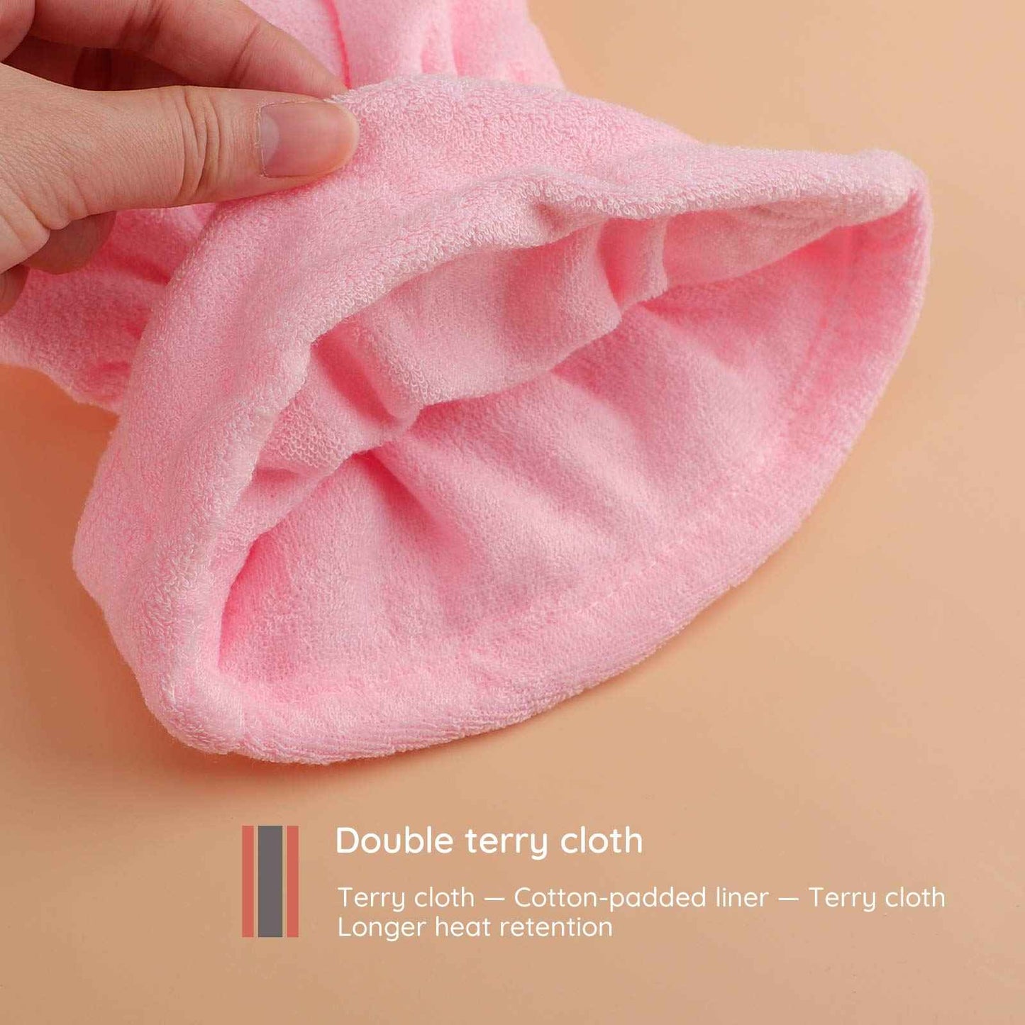 Paraffin Wax Gloves for Hand and Feet, Segbeauty Larger Thicker Paraffin Heated Mitten Foot Liners, Pink Gloves & Socks for Hot Wax Hand thera-py Thermal treat-ment Wax Warmer Paraffin Wax Machine