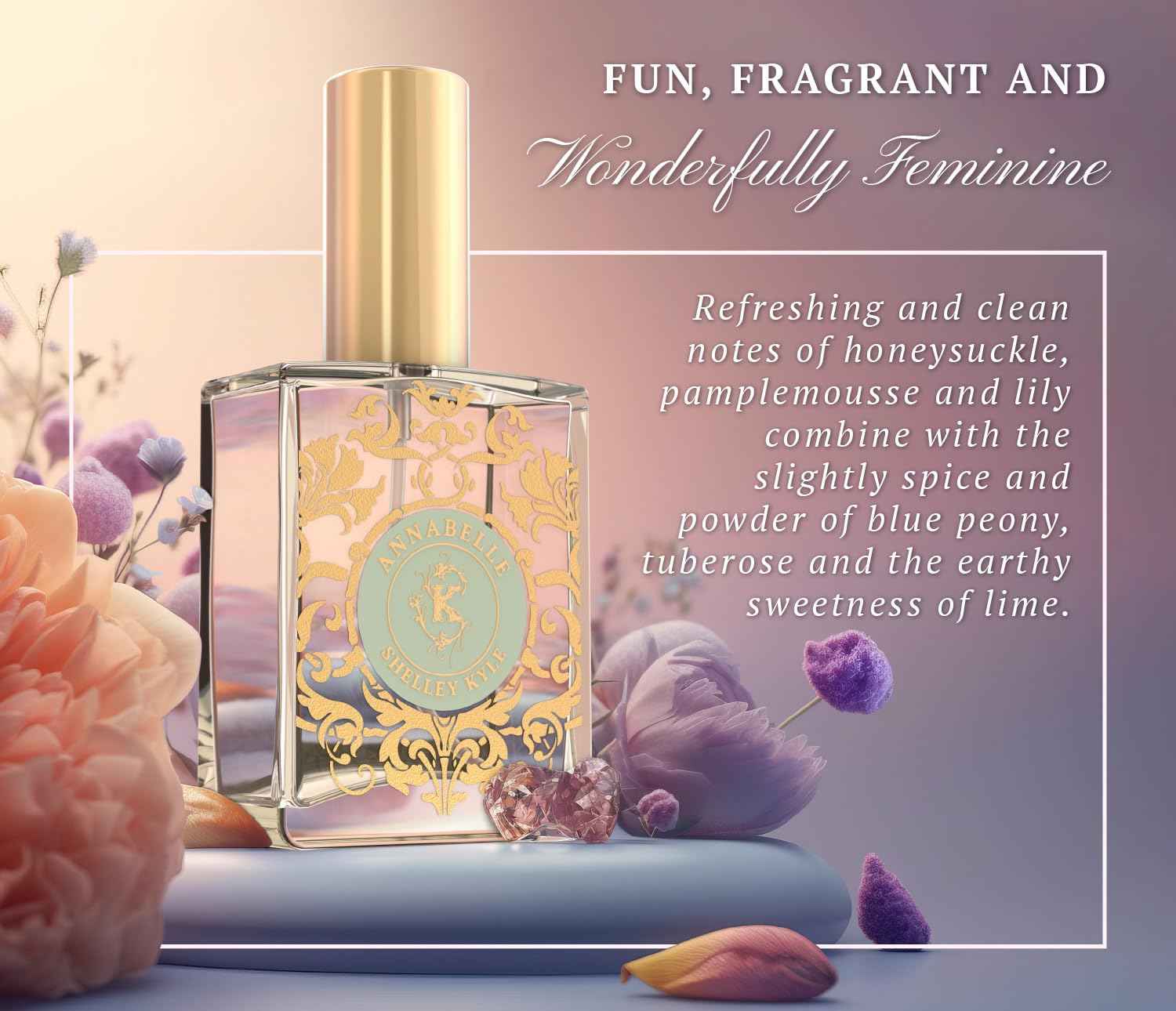 Shelley Kyle Unveiling Exquisite Fragrances with Travel Size Women's Perfume. Discover Enchanting and Tease Scents, Plus Floral Annabelle Perfume, 30 ml