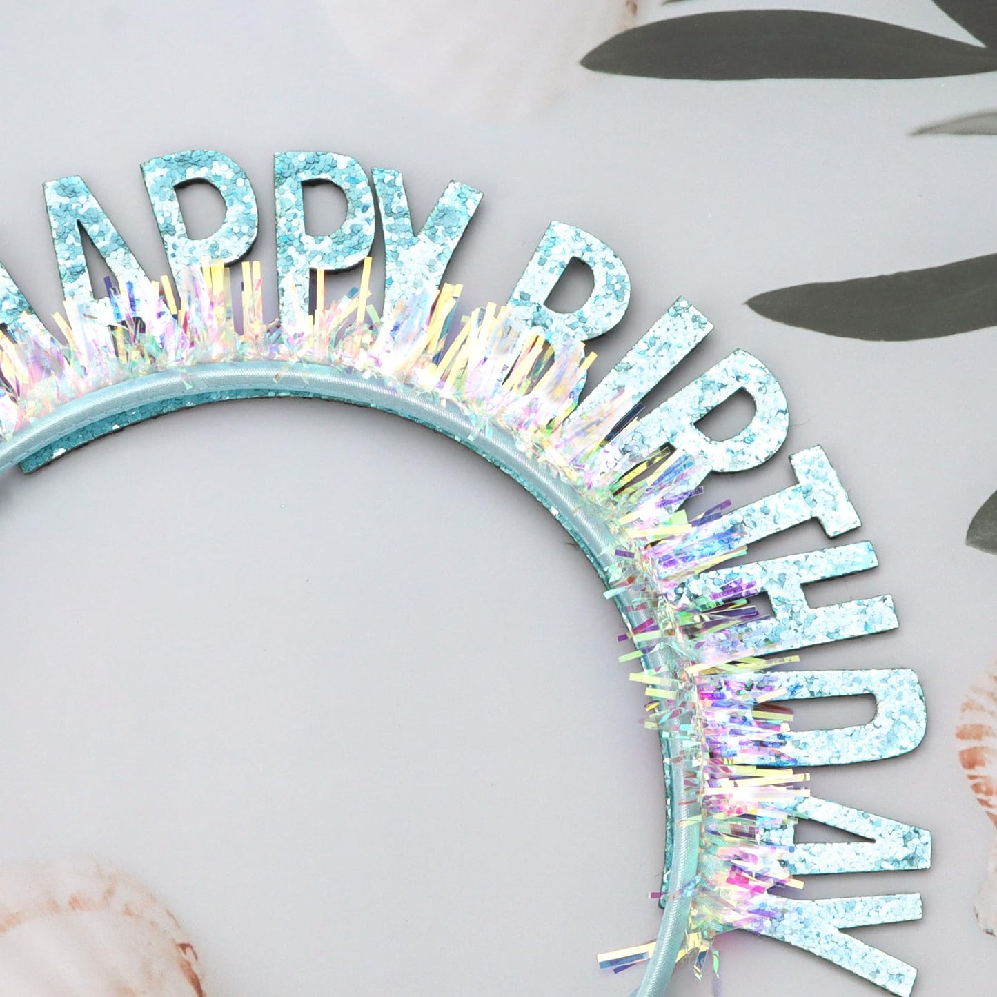 CIEHER Birthday Headband, Tiara for Women Girls - Birthday Girl, Happy Birthday Decorations and Gifts - Blue