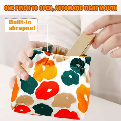 5 Pcs Small Makeup Bag Mini Pouch Waterproof Drawstring Pocket for Lipsticks Daily Saving Women & Girl Gift (13.7 * 17.7 * 21.7inches)