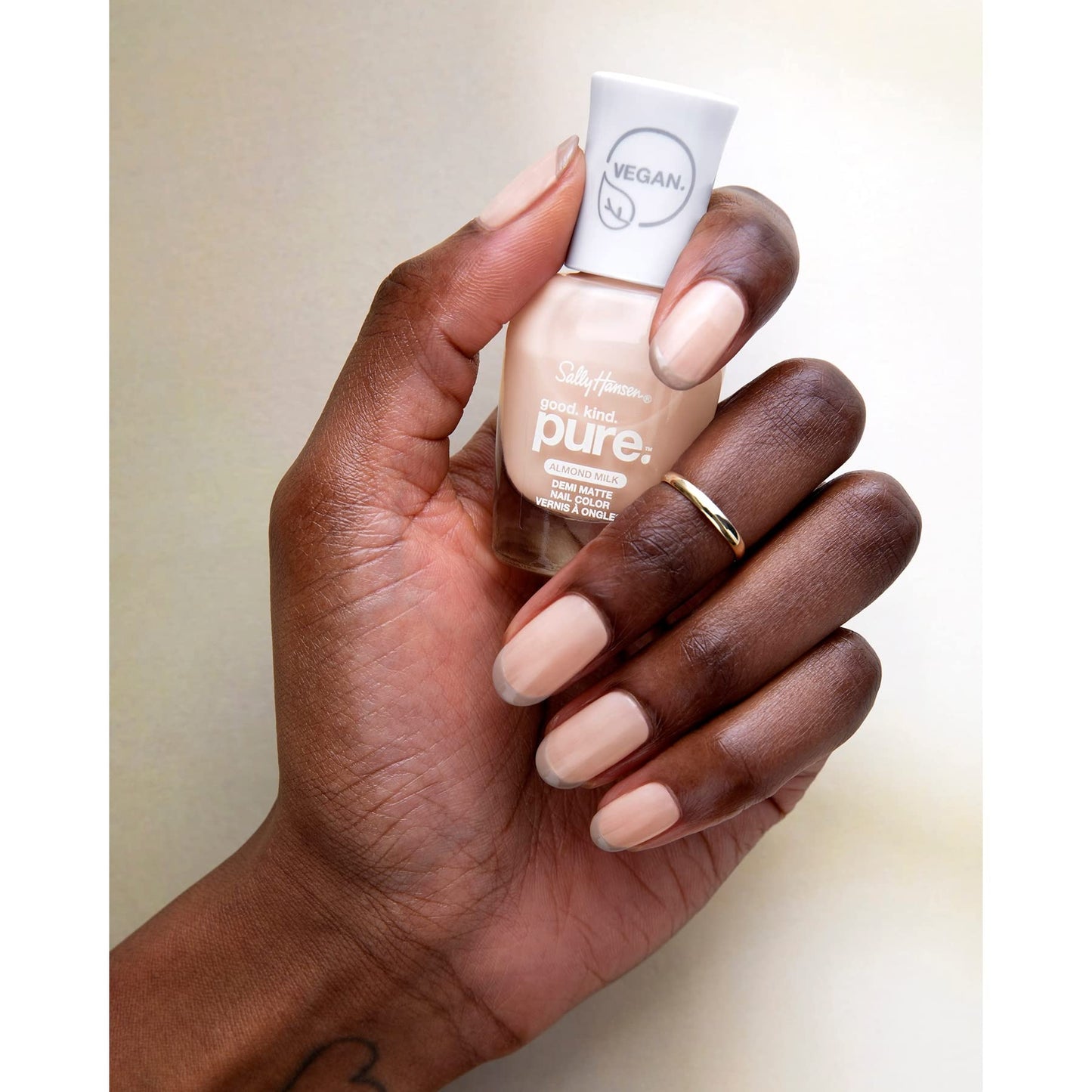 Sally Hansen Good, Kind, Pure Vegan Nail Colour, White Tea, 0.33 Fl Oz, Packaging May Vary (Pack of 2)