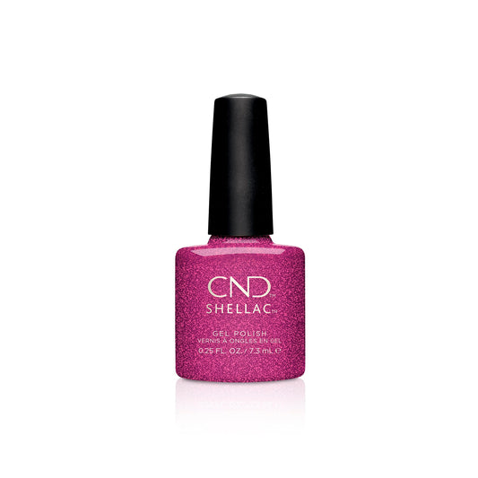 CND Shellac Gel Nail Polish, Long-lasting NailPaint Color with Curve-hugging Brush, Pink Polish, 0.25 fl oz