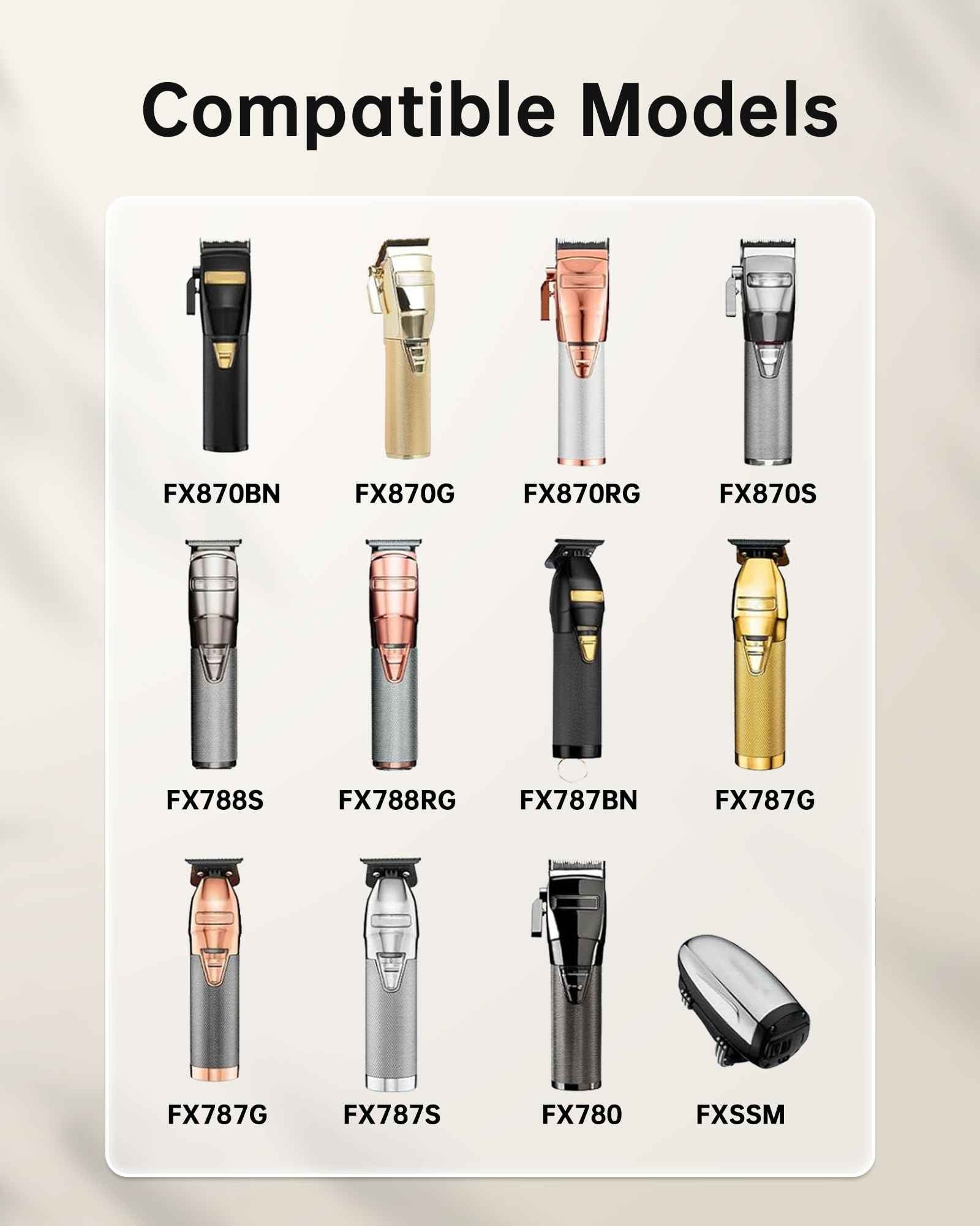 VHBW 4.5V Charger Compatible with BaByliss PRO Clippers and Trimmers, Replacement Charger for BaByliss Pro FX870, FX788, FX787, FXSSM, FX820, FX726, FX825, LoPROFX (6FT)