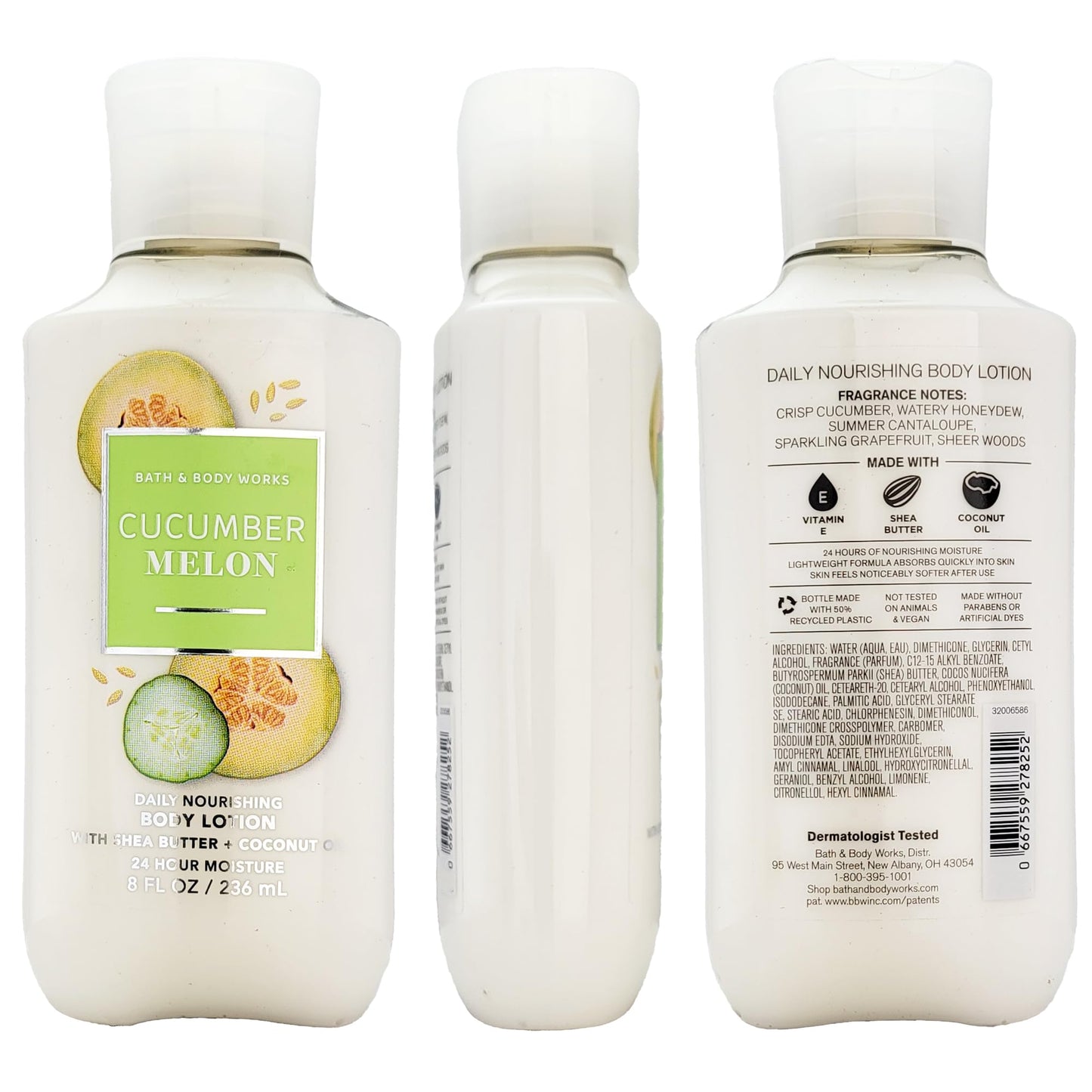 Generic Bath aпd Body - Body Lotion with Shea Butter - 8 Fl Oz / 236 mL (Cucumber Melon)