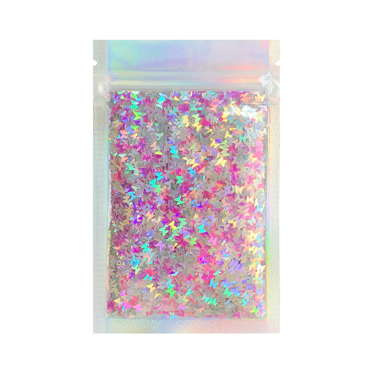 Pink Butterfly Face & Body Glitter - Chunky Glitter - Cosmetic Grade - Uses Include: Festival Rave Makeup Face Body Nails Resin Arts & Crafts, Resin, Tumblers, Bath Bombs - Solvent Resistant