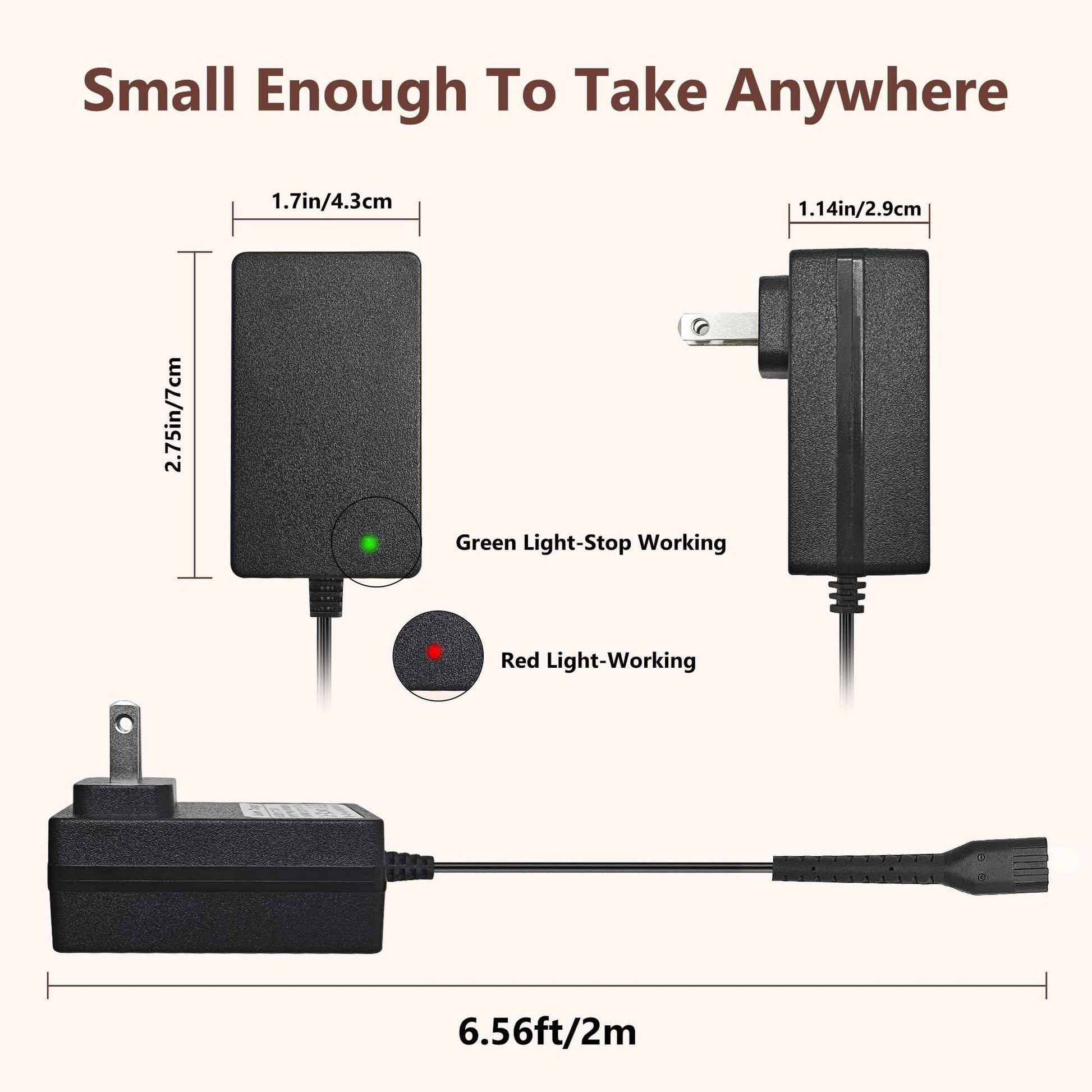 4V Charger for Wahl 8164 8148 8591 8509 1919 8591L 8148L 8148-308 08504-400 97225-002 Cordless Trimmer Compatible Replacement Adapter for Wahl Clippers Fast Charging Power Supply Durable and Portable