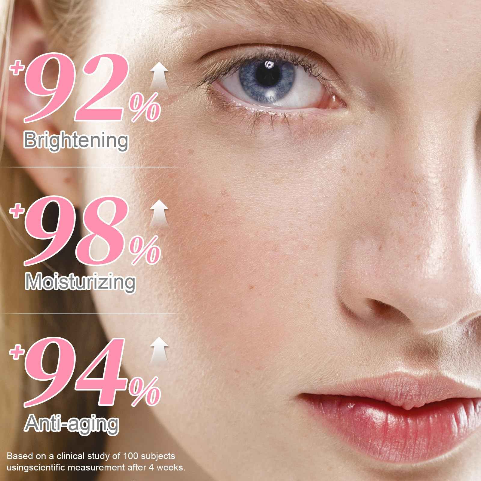 OMPLEN 5% Caffeine Eye Serum Treatment,Hyaluronic Acid & Niacinamide, Under Eye Cream for Dark Circles, Anti Aging 360° Massage Rollerball - Reduce Puffiness, Wrinkles & Fine Lines, 0.5 fl. oz