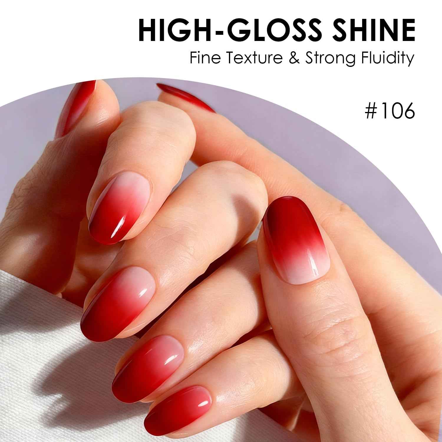 FAVAI Professional Airbrush Gel Nail Set - HOT 12 Collection | Original Airbrush Nail Formula | Fast-Dry, Smooth Gradient, Salon-Quality Finish Gel Nail Polish, Nail Design Decoration at Home,12 PCS