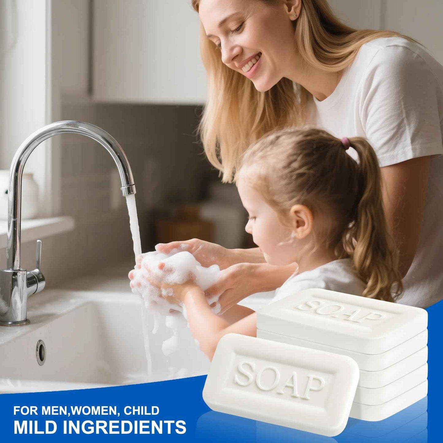 Mini Soap Bars Bulk Individually Wrapped Bulk Bar Soap 0.7oz Travel Soap Small Hotel Soaps Toiletries for Hotel Bathroom Camp RV (100)