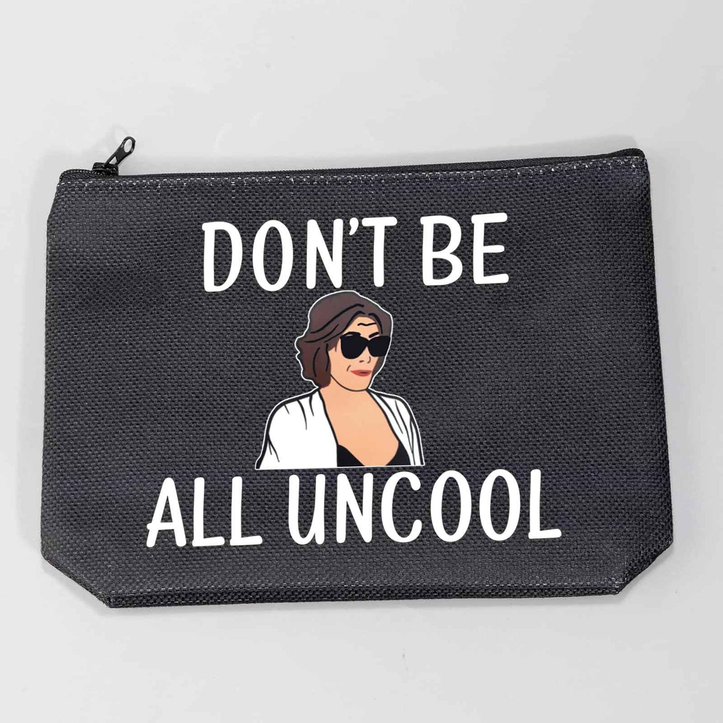 LEVLO Stars Fans Gifts Don't Be All Uncool Makeup Bags Housewives Gifts (Don't Be All Uncool+black)