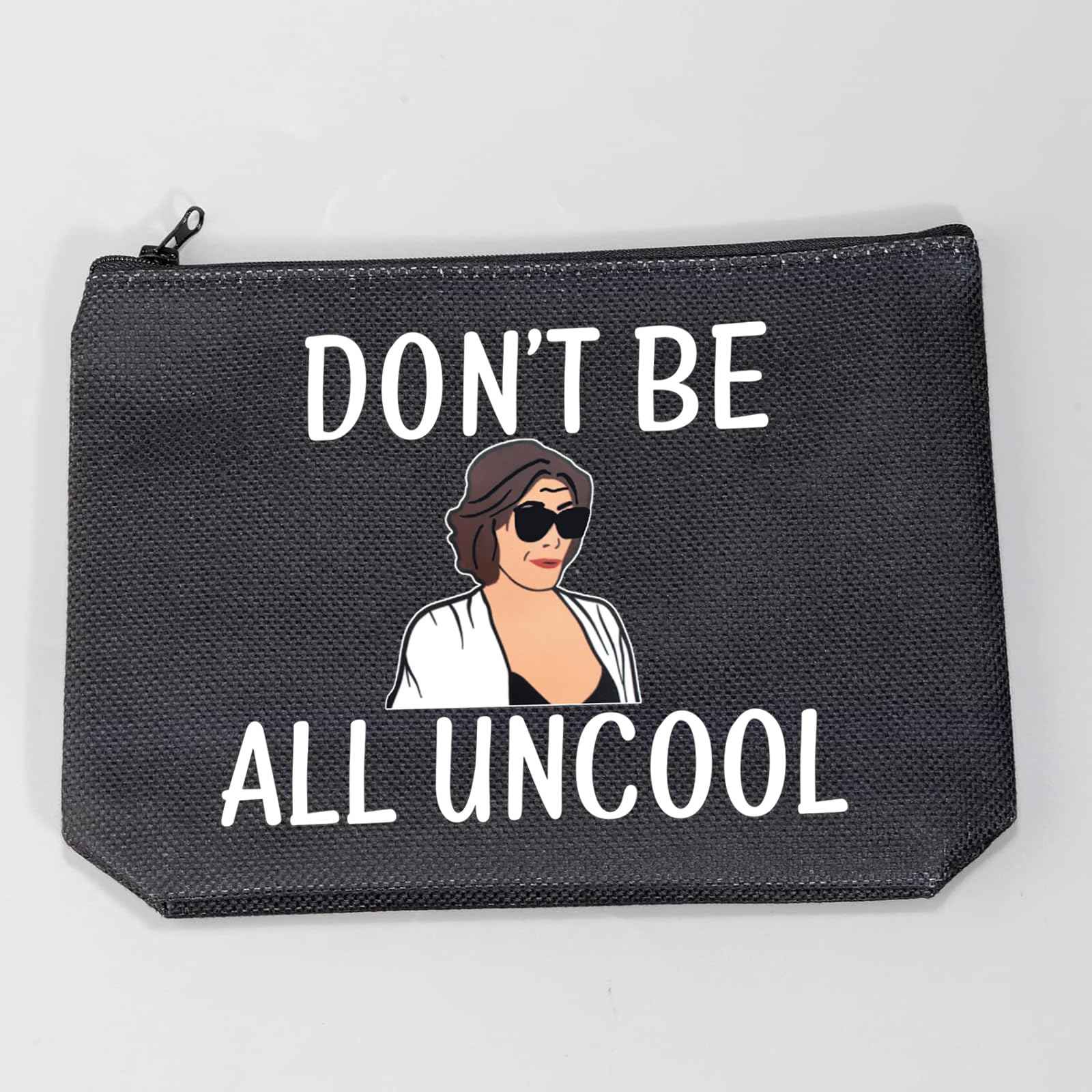 LEVLO Stars Fans Gifts Don't Be All Uncool Makeup Bags Housewives Gifts (Don't Be All Uncool+black)