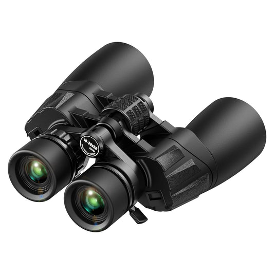 10-30x50 Zoom Binoculars for Adults High Powered,Military Binoculars for Bird Watching Traveling Hunting Concerts with Large View,BAK4,FMC Lens,Clear Low Light Vision at Night