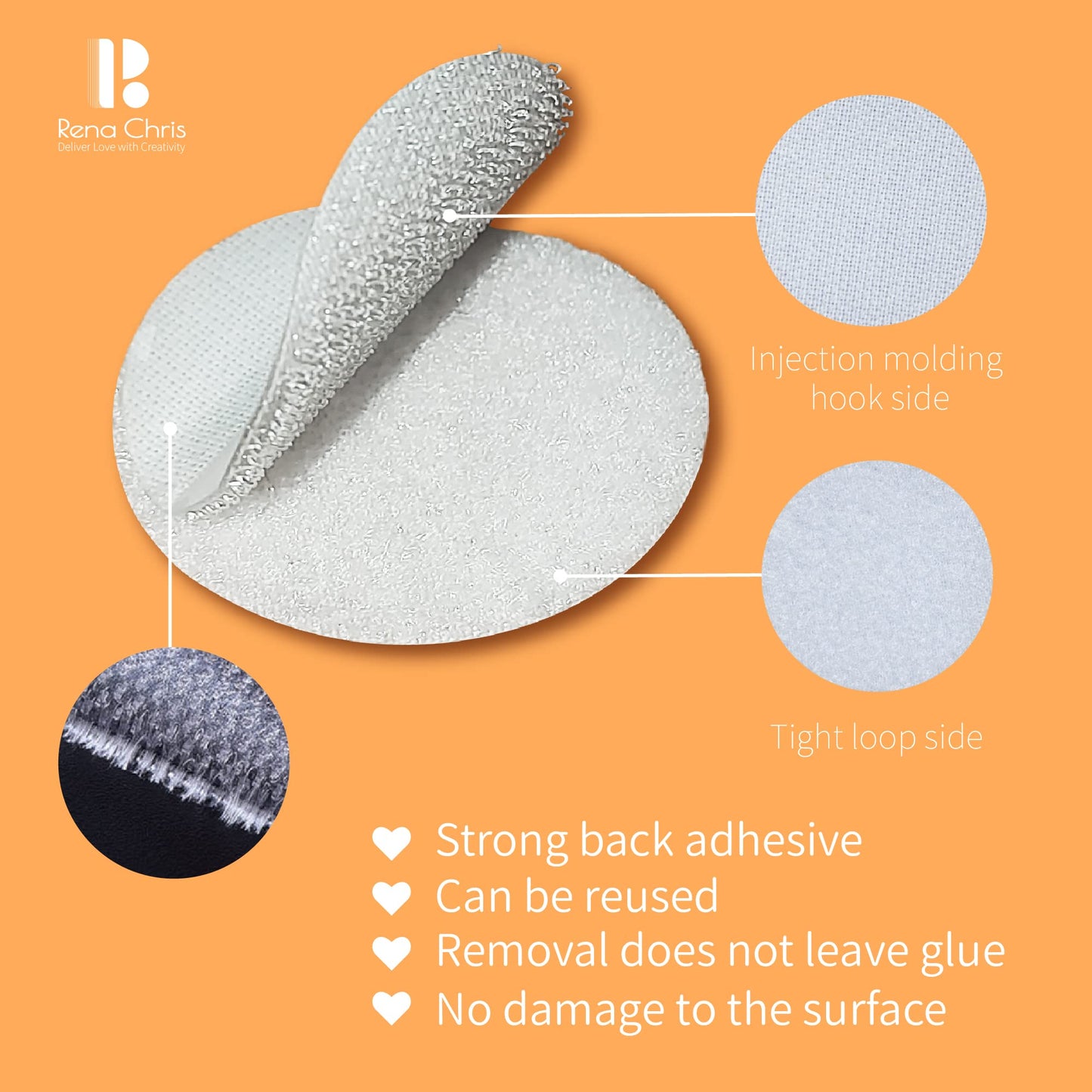 Self Adhesive Dots, Strong Adhesive 600pcs(300 Pairs) 6 Color 3/4" Diameter Sticky Back Nylon Dot, Hook & Loop Dots with Waterproof Sticky Glue Tapes, Suitable for Classroom, Office, Home