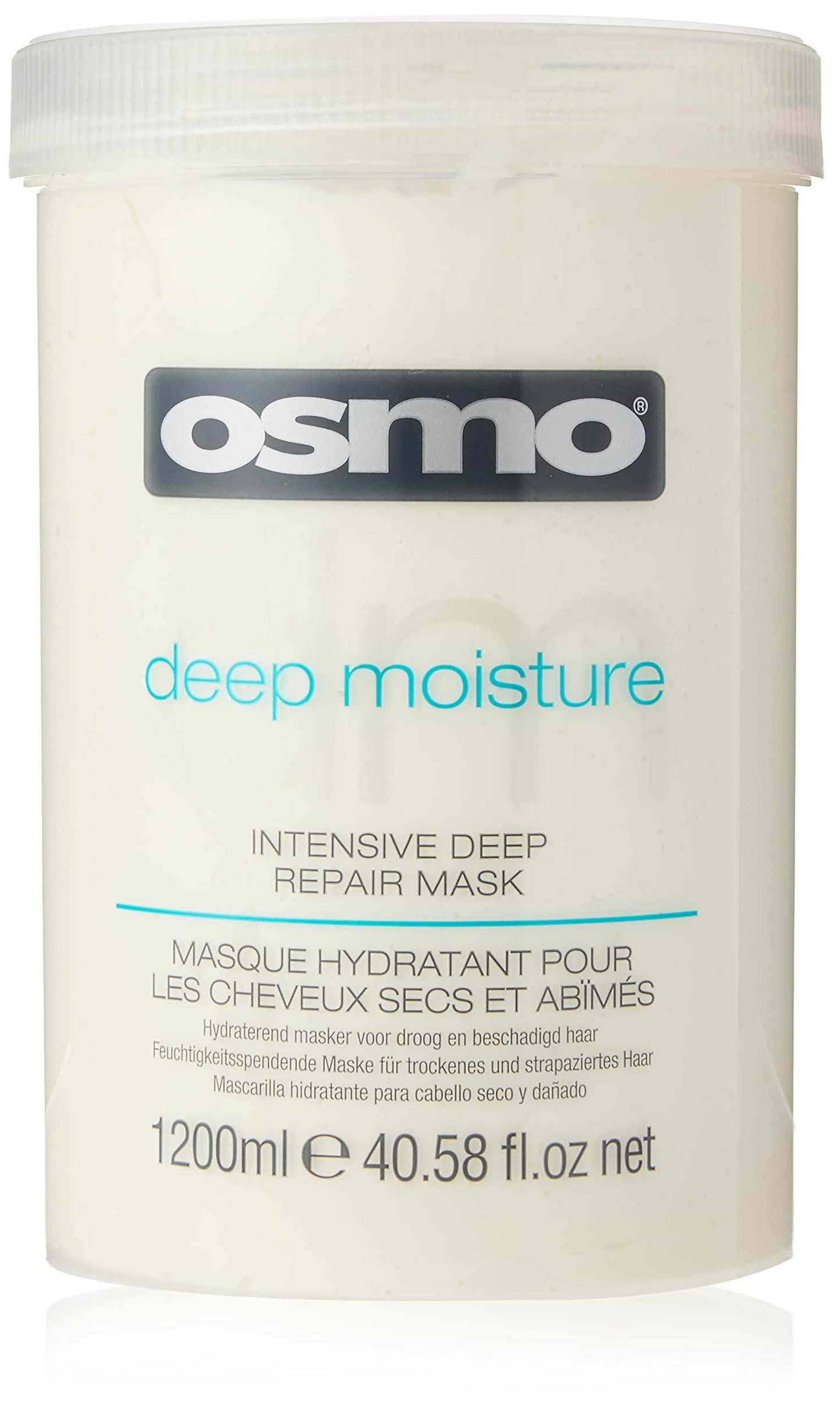 Osmo Intensive Deep Repair Hair Mask for Restoring Moisture and Conditioning Hair and Creating Beautiful Healthy, Naturally Glossy Hair. Size 1200ml