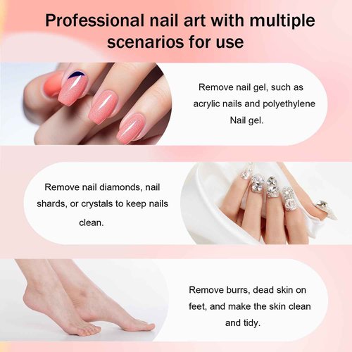 50pcs Nail Drill Bits 3mm Super Long Small Sanding Bands with Upgrade 3.1mm Mandrel Bits,Mini Cuticle Sanding Files for Acrylic Nails Manicure and Pedicure Salon Use (Pink)