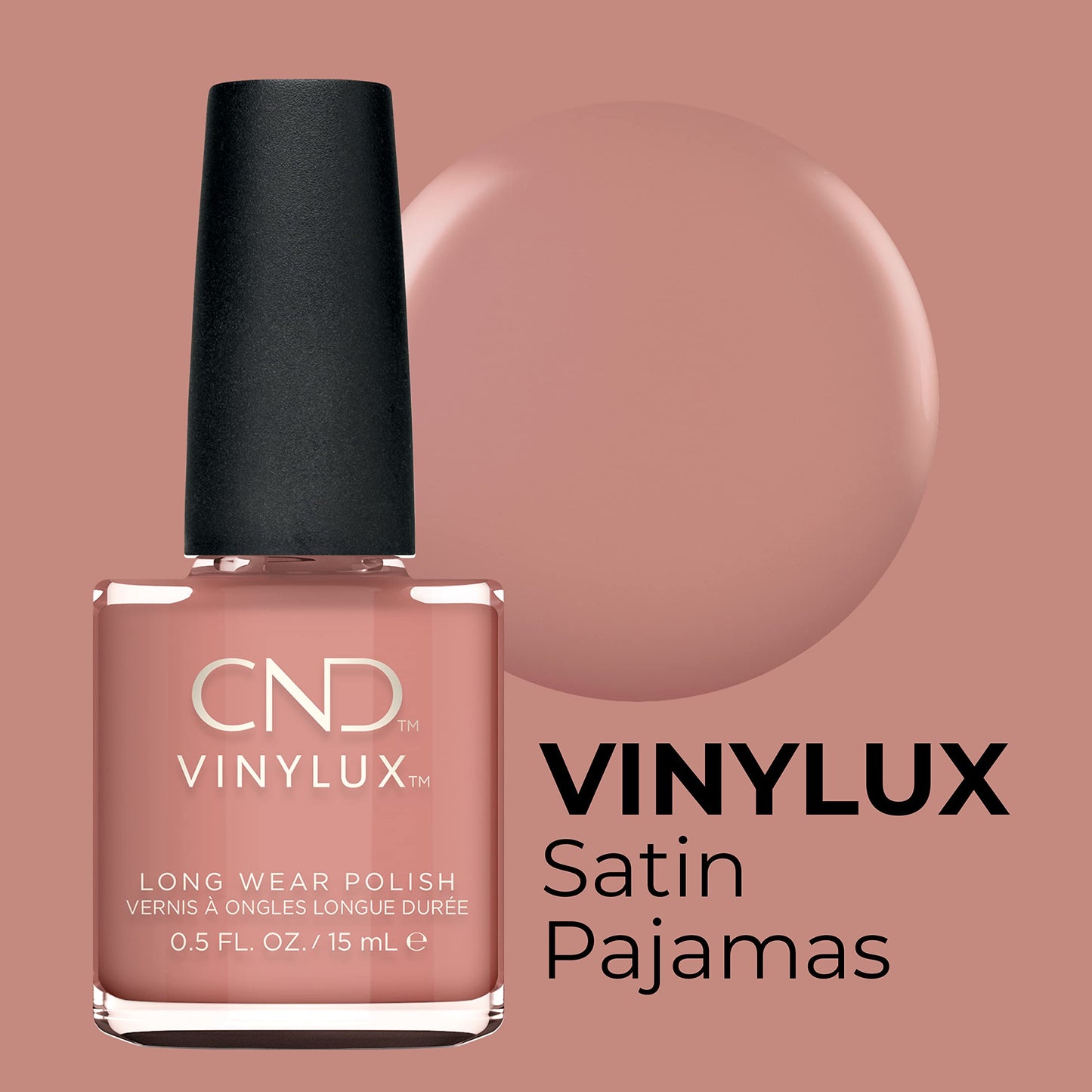 CND Vinylux Longwear Nude Nail Polish, Gel-like Shine & Chip Resistant Color, 0.5 Fl Oz