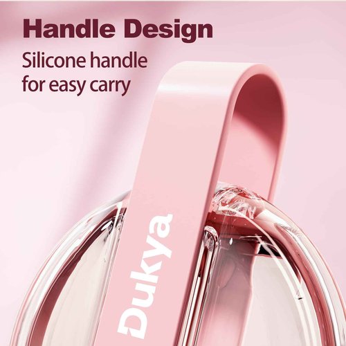 Dukya Retainer Case - mouth guard and Orthodontic Aligner Case, Adjustable air holes, Fashion, Multifunctional Portable Box - Sakura Pink