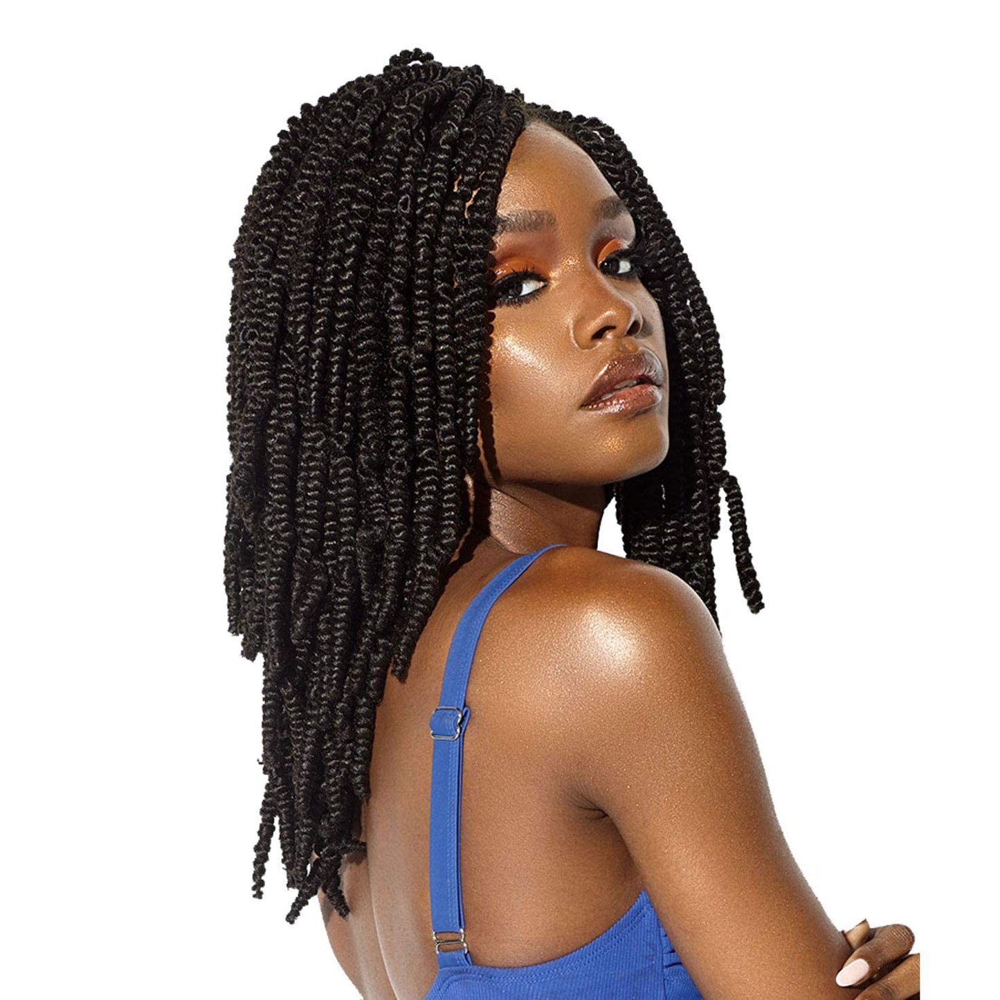 Sensationnel Ruwa Twist braiding hair -Spring Twist 8 inch water repellent kanekalon fast dry synthetic braid in hair extensions - RUWA Spring Twist 8 Inch (RED)