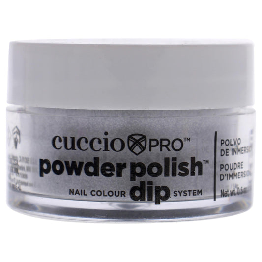 Cuccio Silver Glitter Dipping Powder 14g