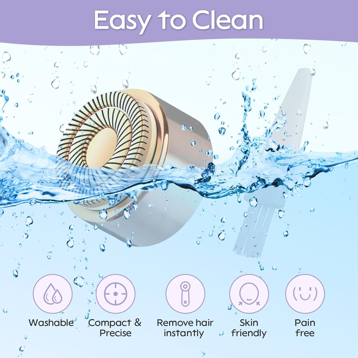 Flawless Facial Hair Remover Replacement Heads - Gen 2 (4 Pack) for Women