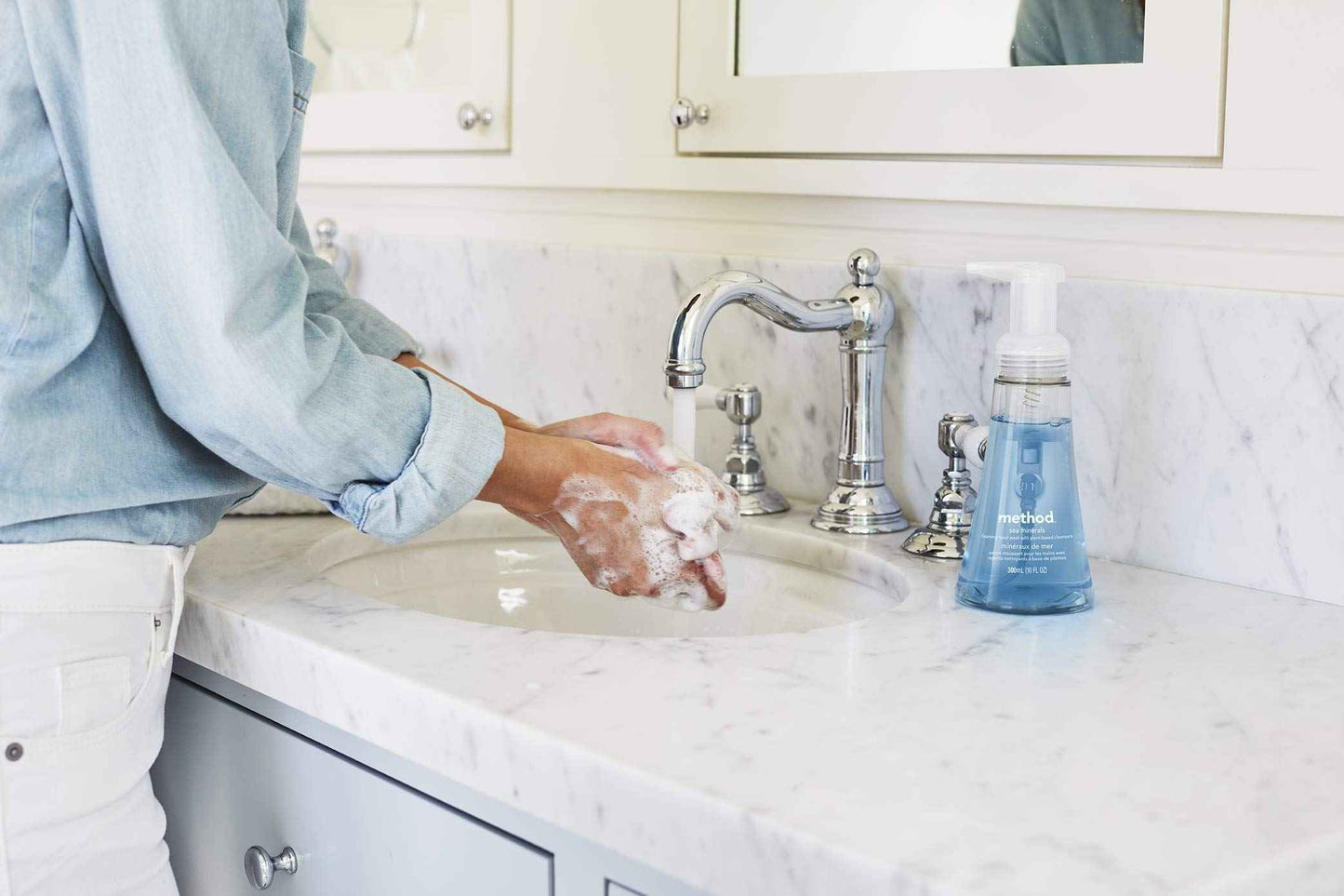 Method Foaming Hand Wash Refill Pouch, Sea Minerals, 28 Fl Oz (Pack of 3)